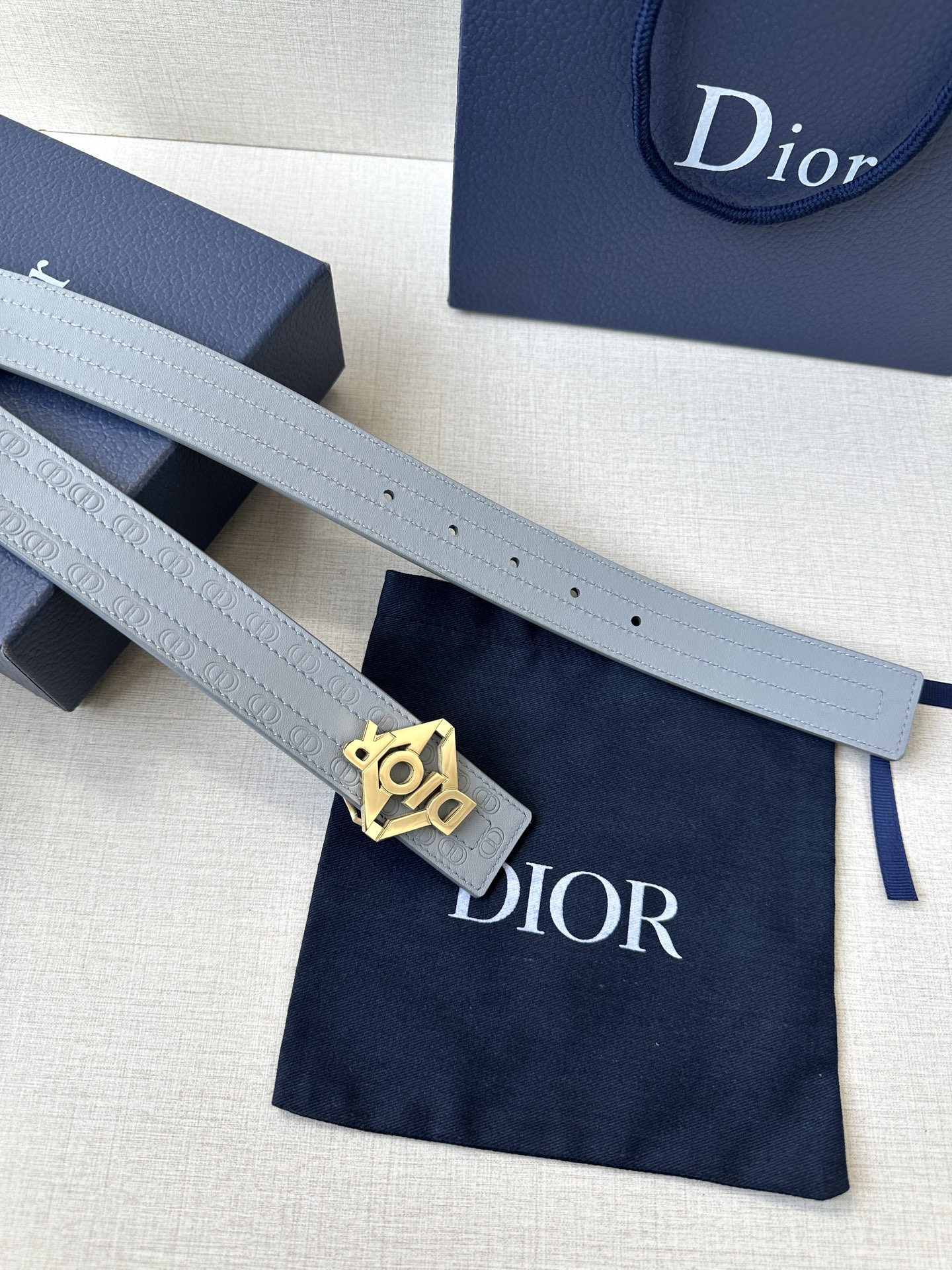 Dior Basic Belt Cow Leather Black M