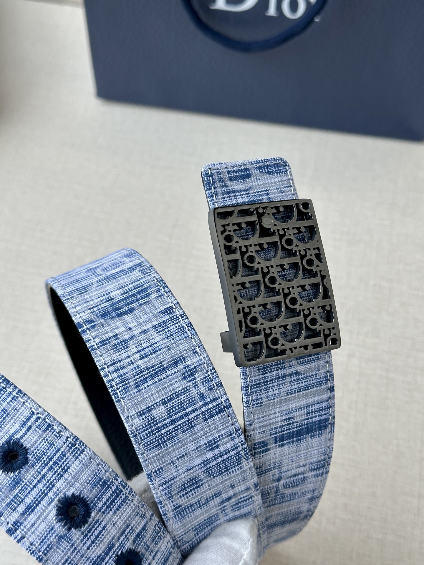 Dior Basic Belt Cow Leather Black M