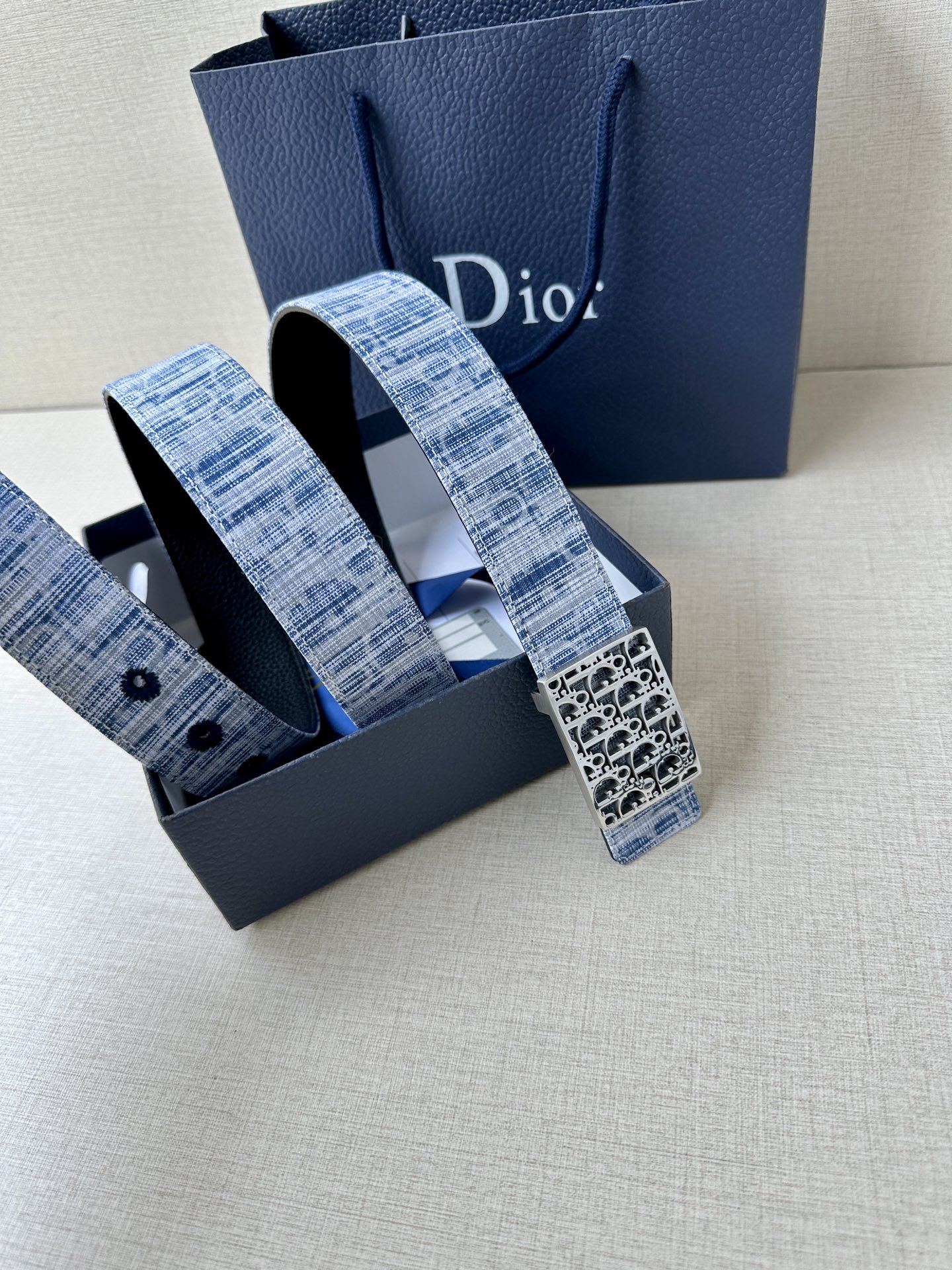 Dior Basic Belt Cow Leather Black M