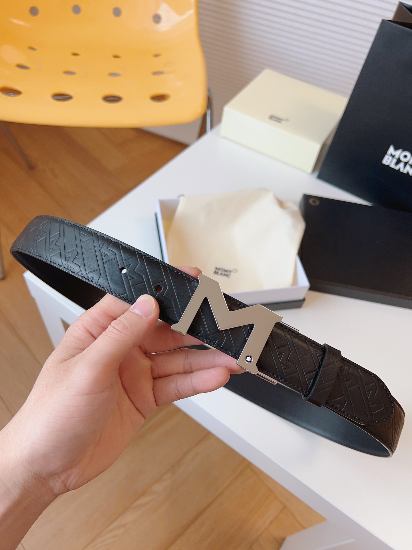 Montblanc Leather Belt 35mm