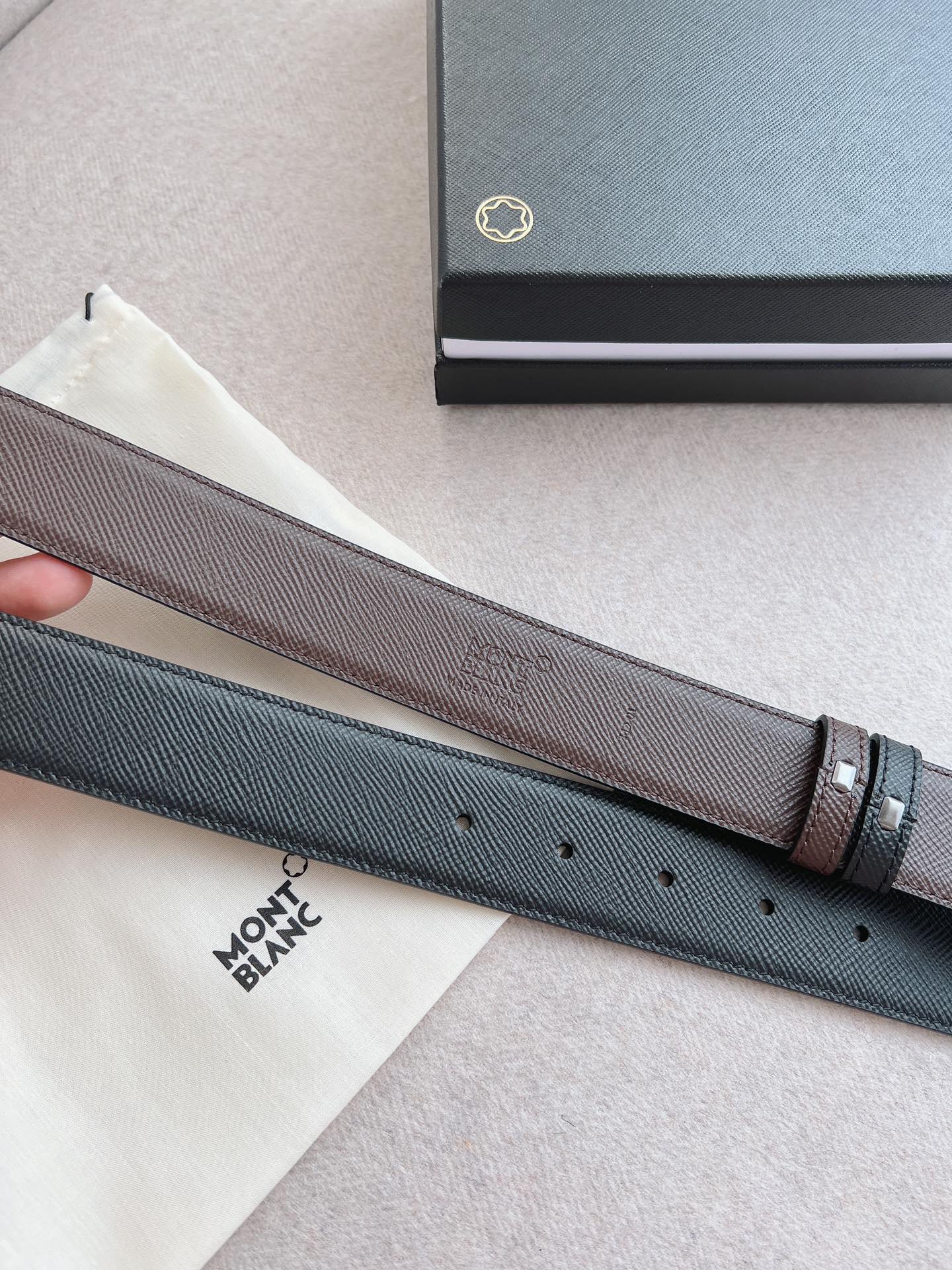 Montblanc Leather Belt 35mm
