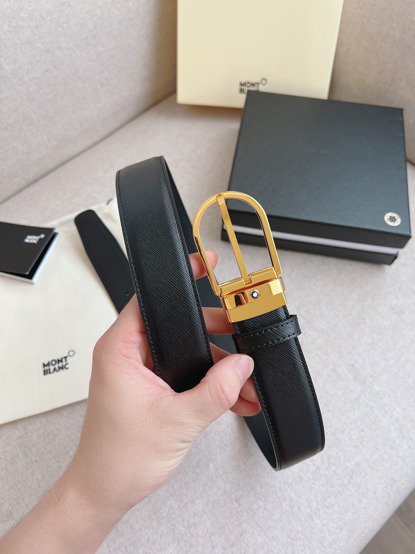 Montblanc Leather Belt 35mm