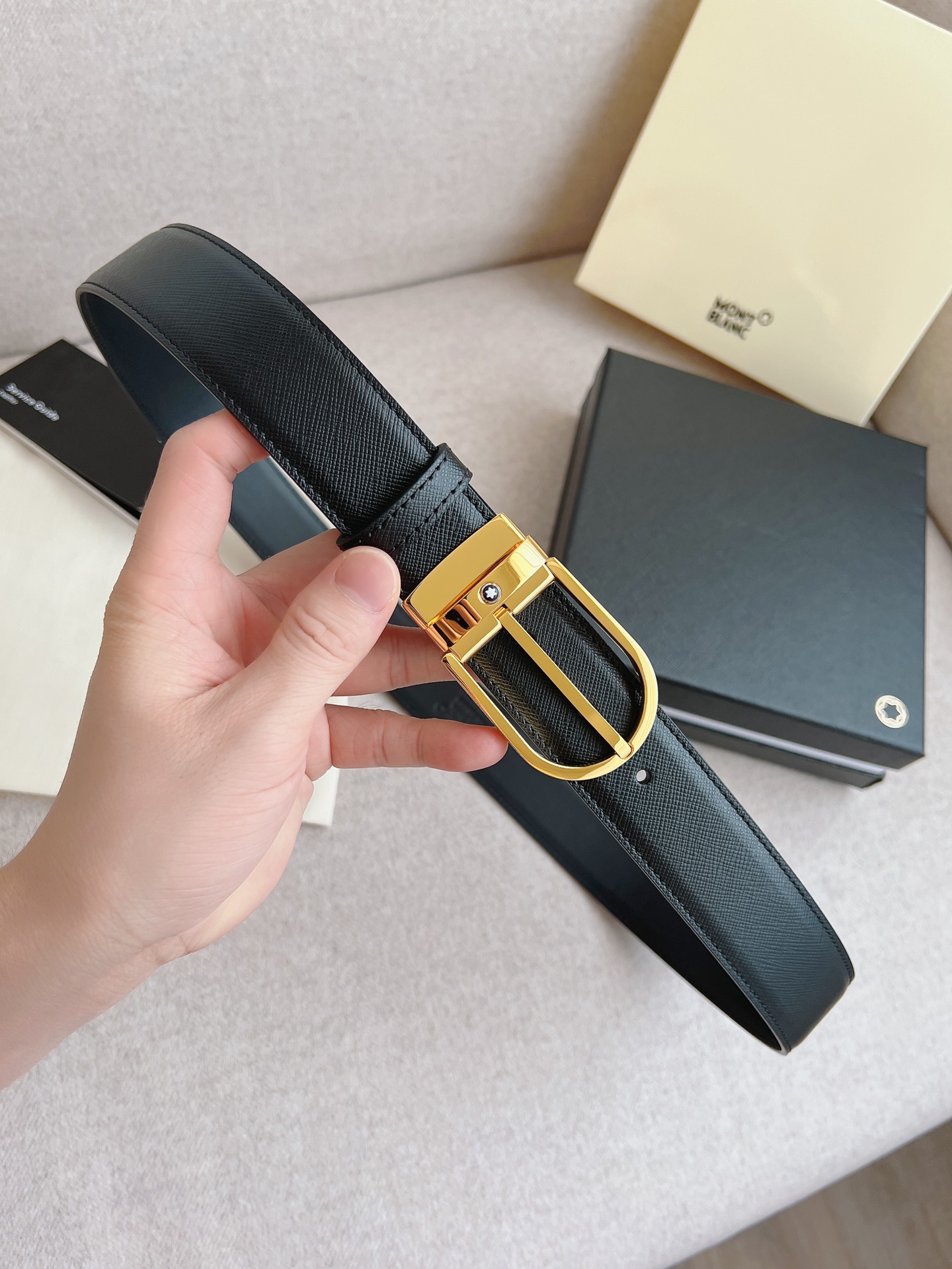 Montblanc Leather Belt 35mm