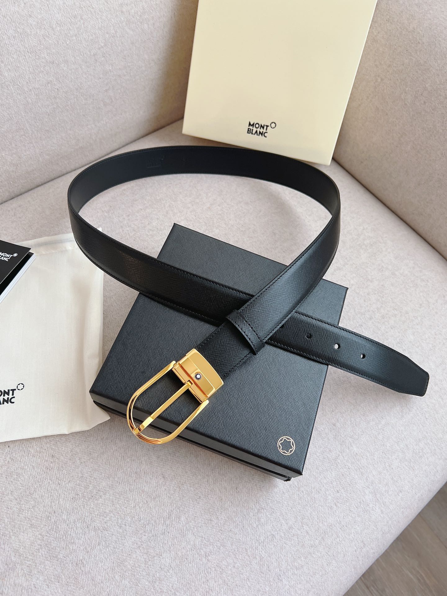 Montblanc Leather Belt 35mm