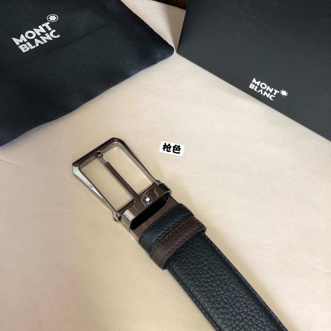 Montblanc Male Leather Belt Top Grain Leather M