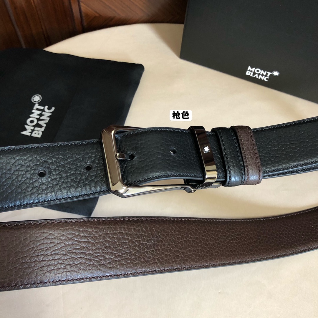 Montblanc Male Leather Belt Top Grain Leather M