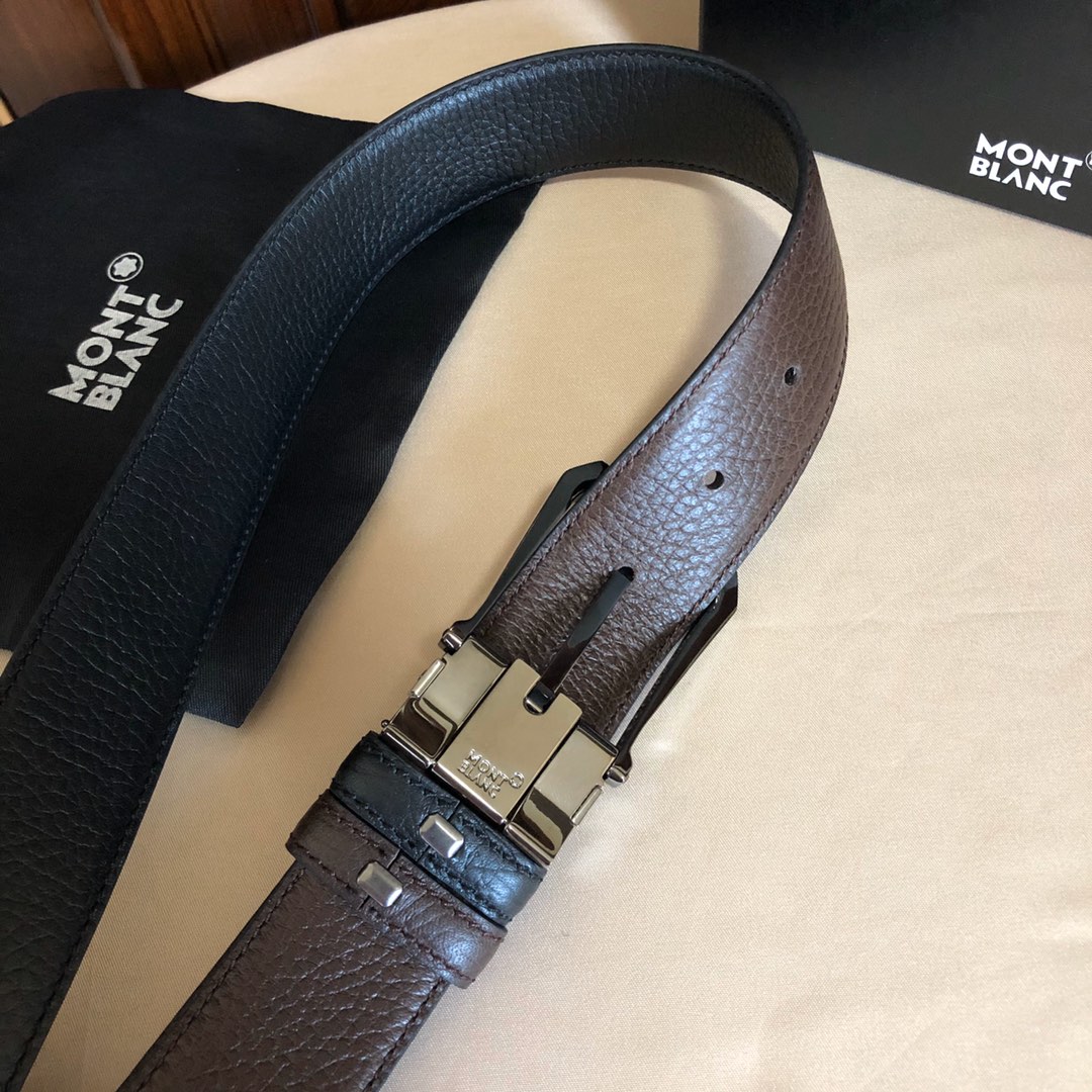 Montblanc Male Leather Belt Top Grain Leather M