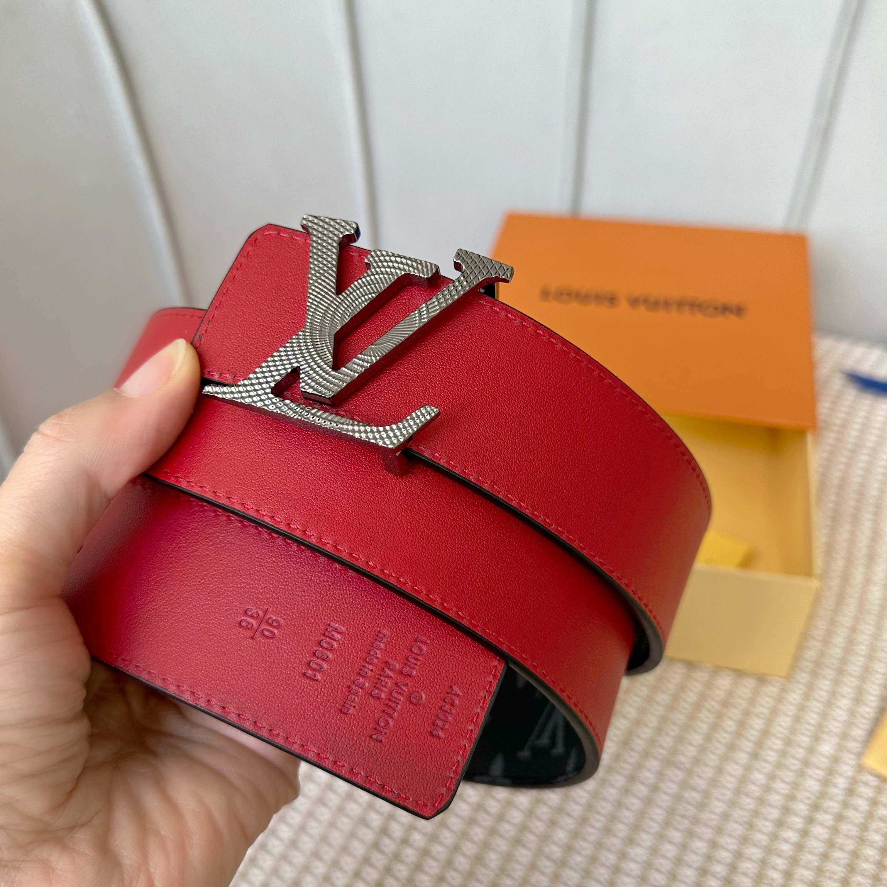 Louis Vuitton Basic Belt Cow Leather S-l