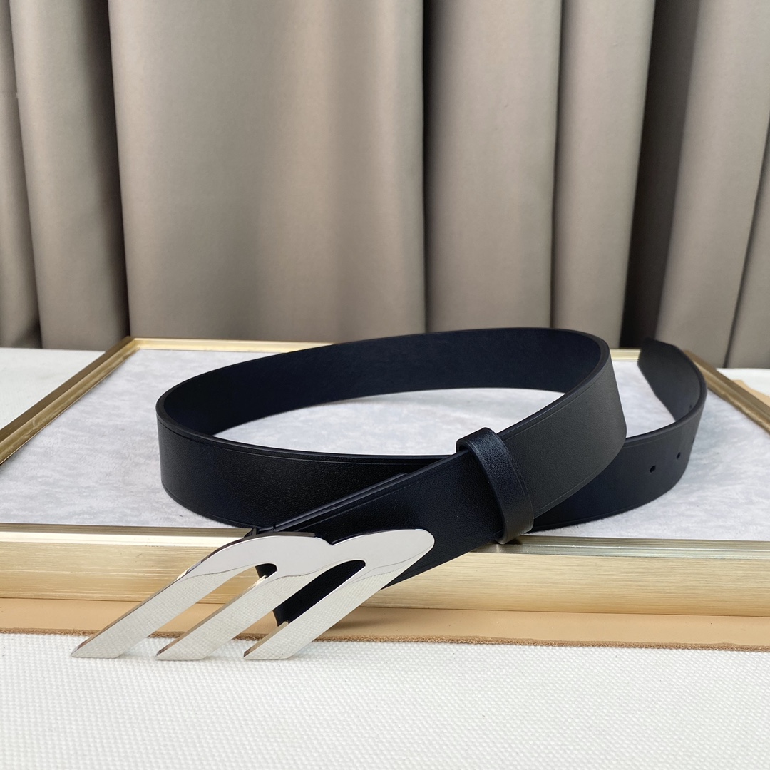 Balenciaga Basic Belt Top Grain Leather