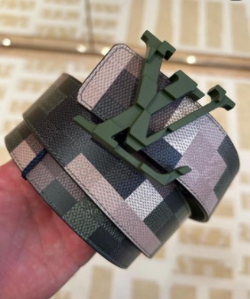 Louis Vuitton Male Basic Belt Cow Leather 40mm