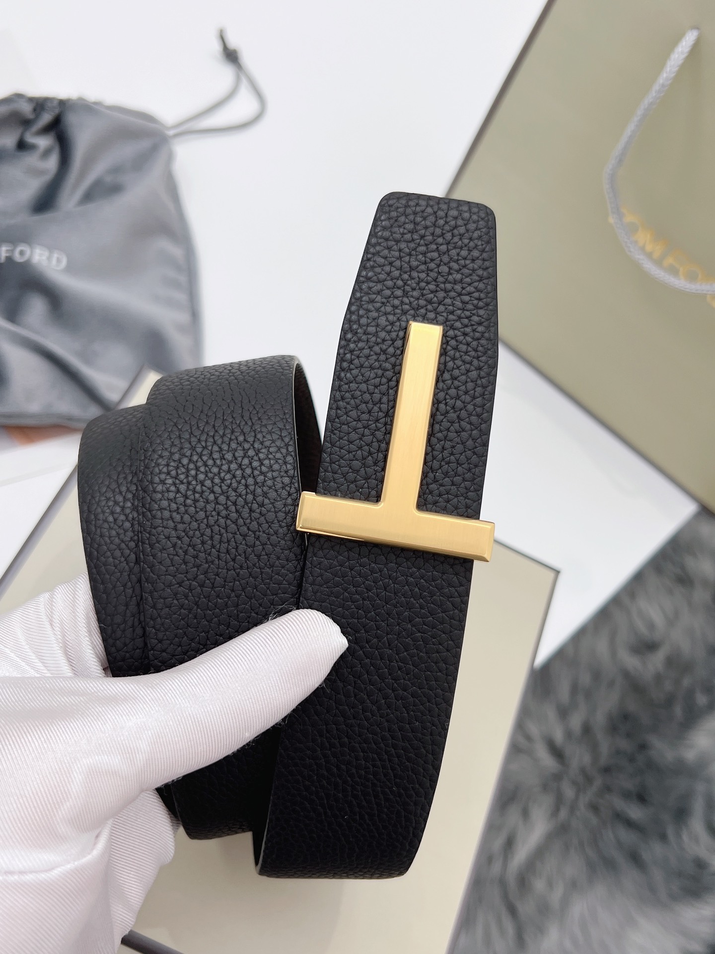 Tom Ford Basic Belt Top Grain Leather M