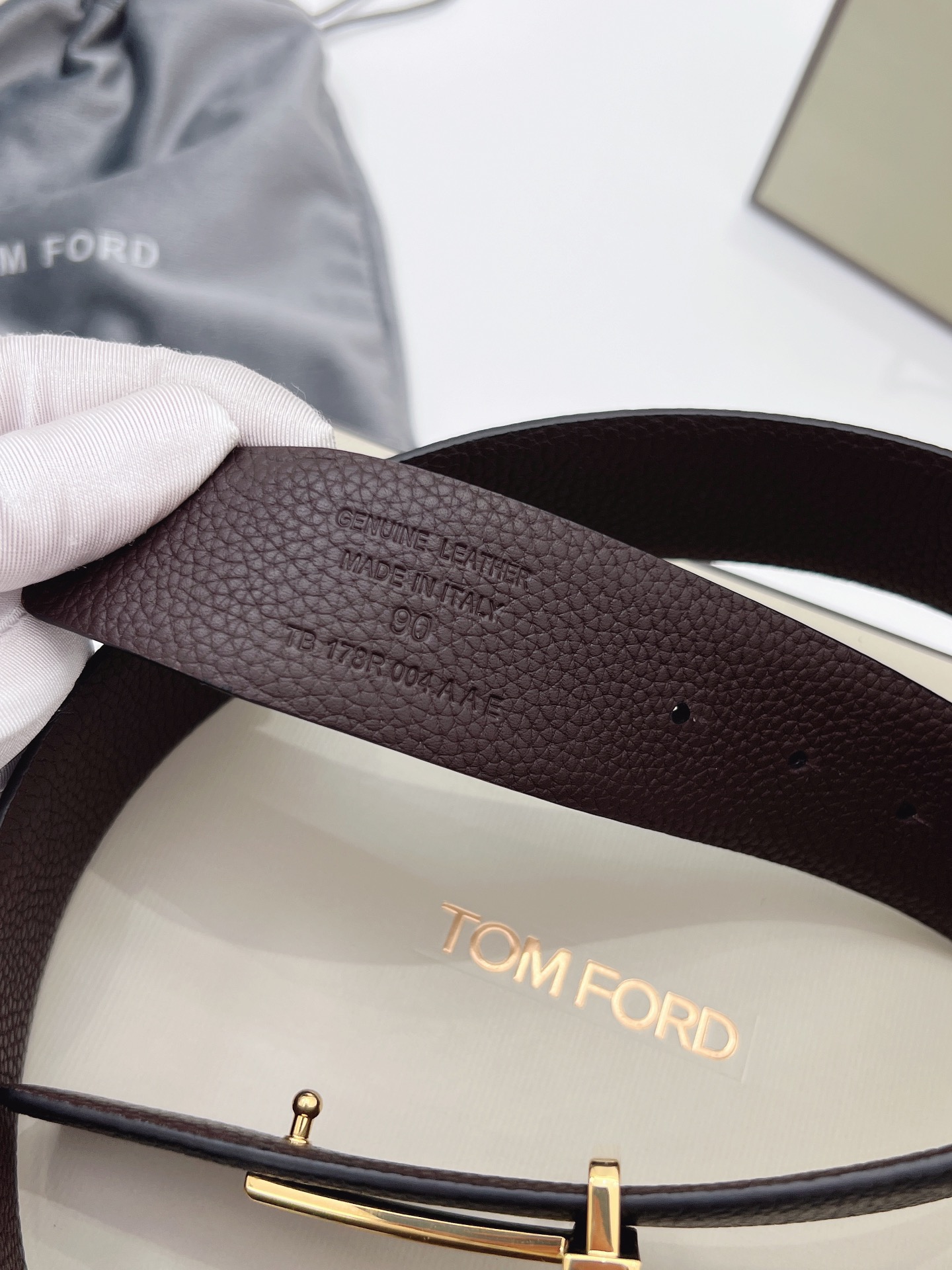 Tom Ford Basic Belt Top Grain Leather M
