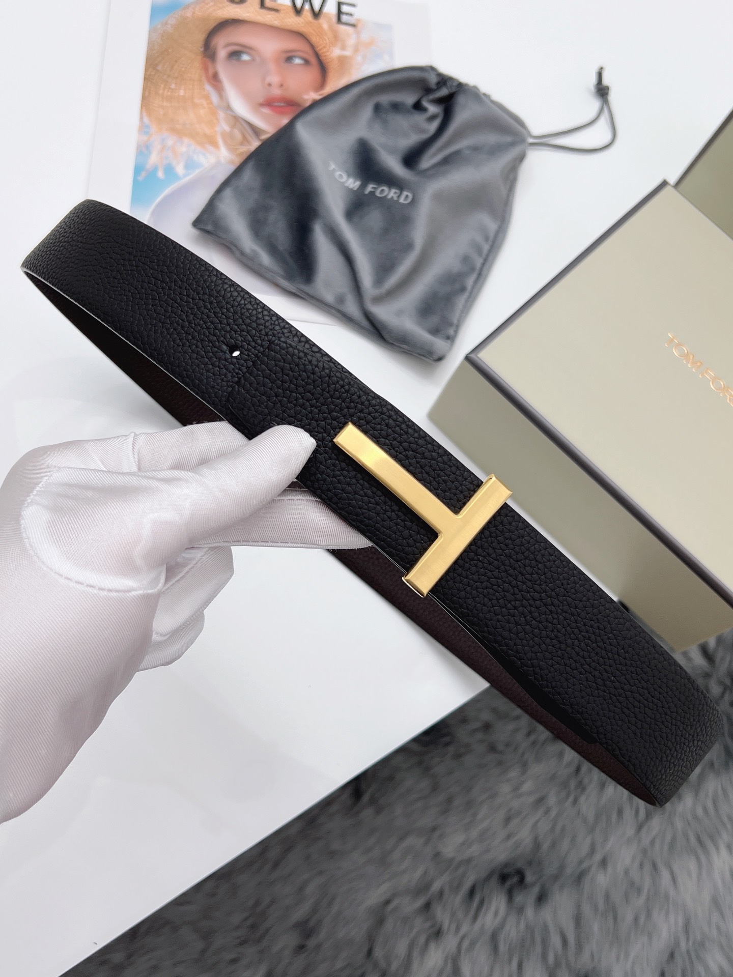 Tom Ford Basic Belt Top Grain Leather M