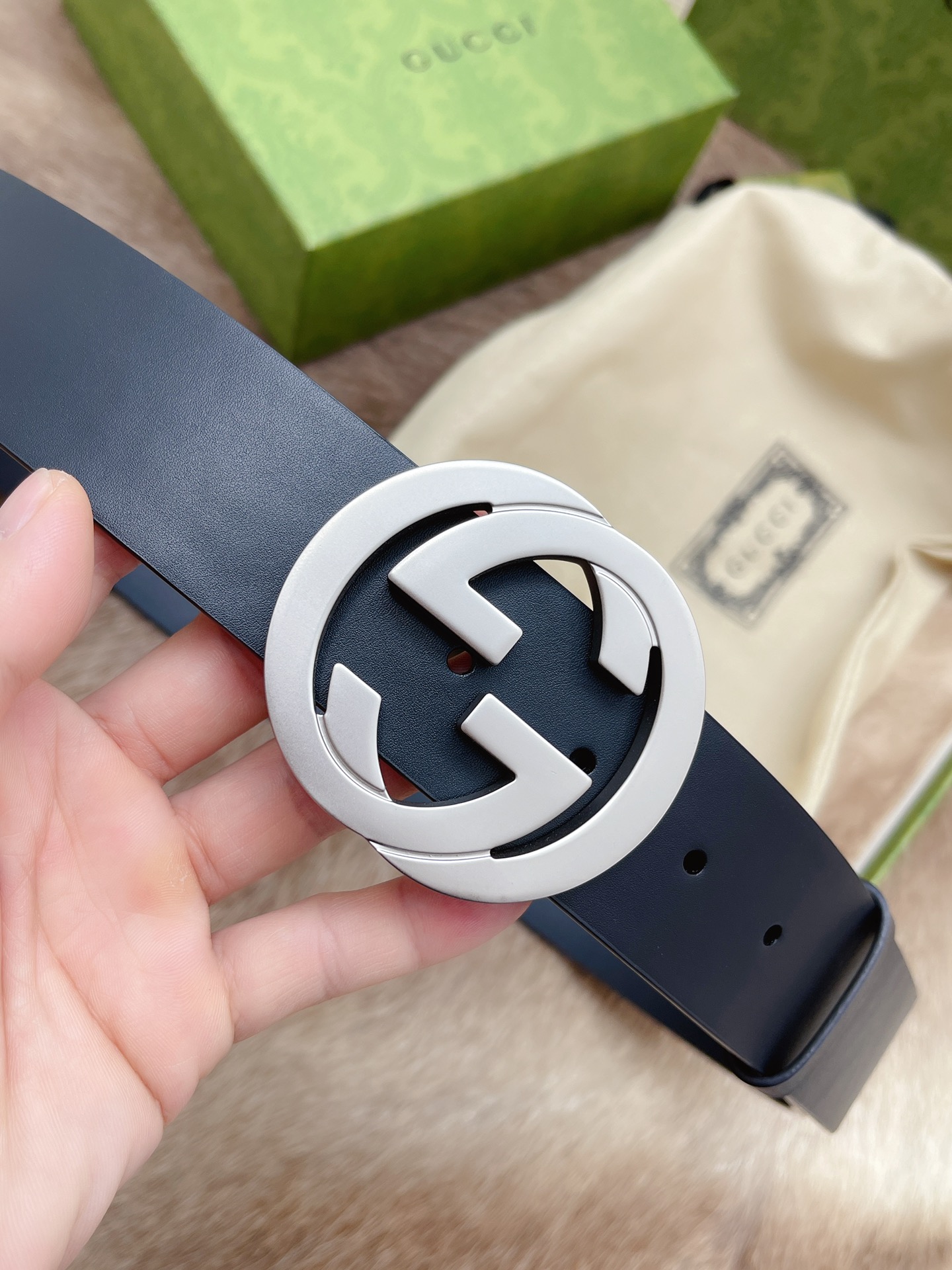 Gucci Male Leather Belt M