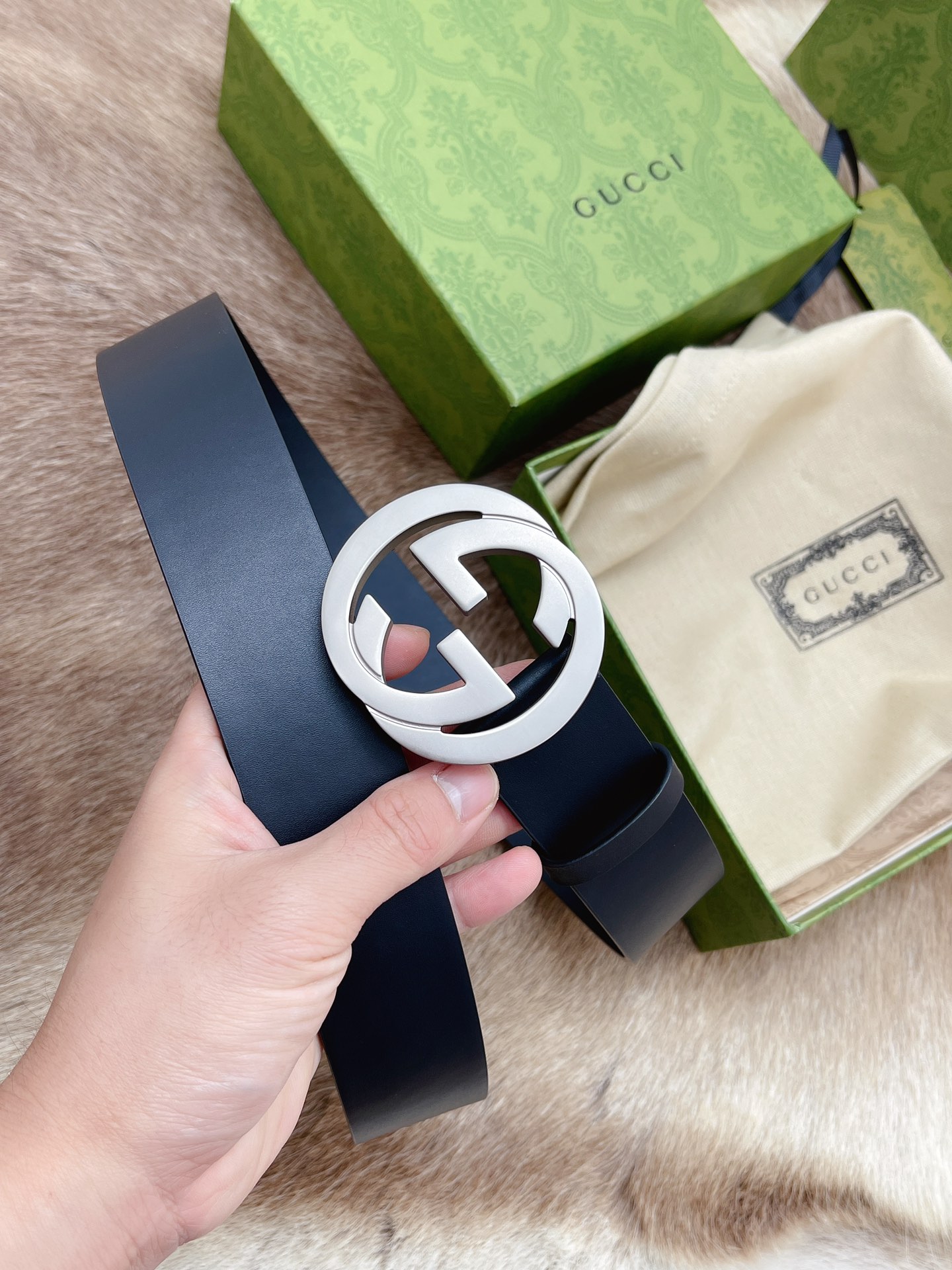 Gucci Male Leather Belt M