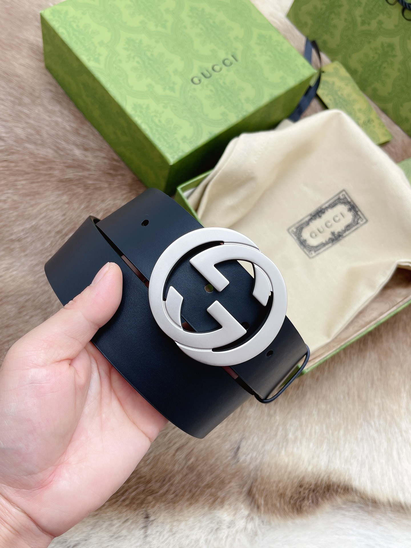 Gucci Male Leather Belt M