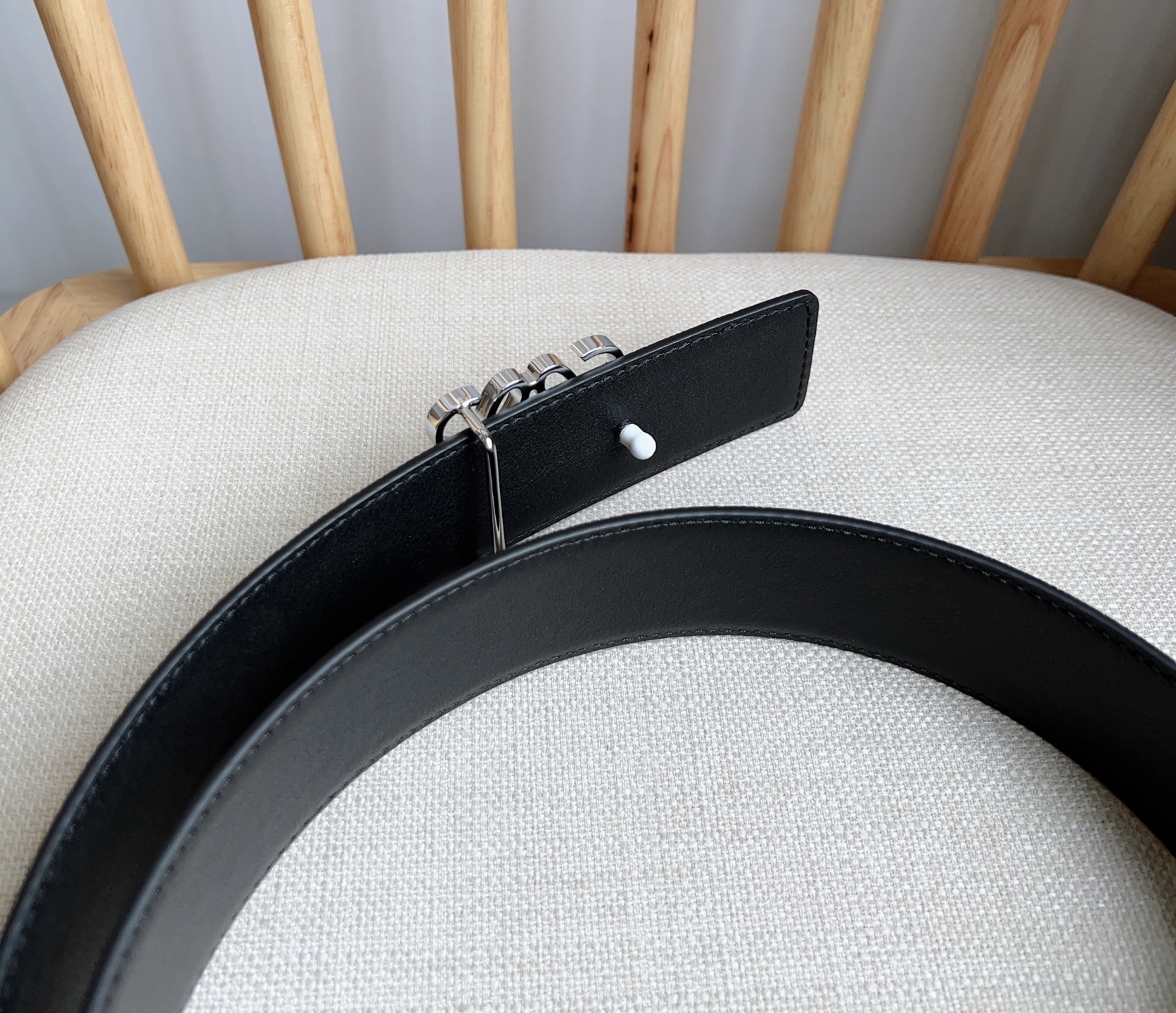Loewe Leather Belt Top Grain Leather M-l