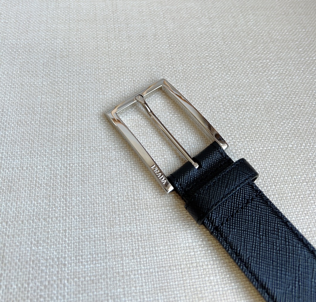 Prada Male Basic Belt Top Grain Leather M