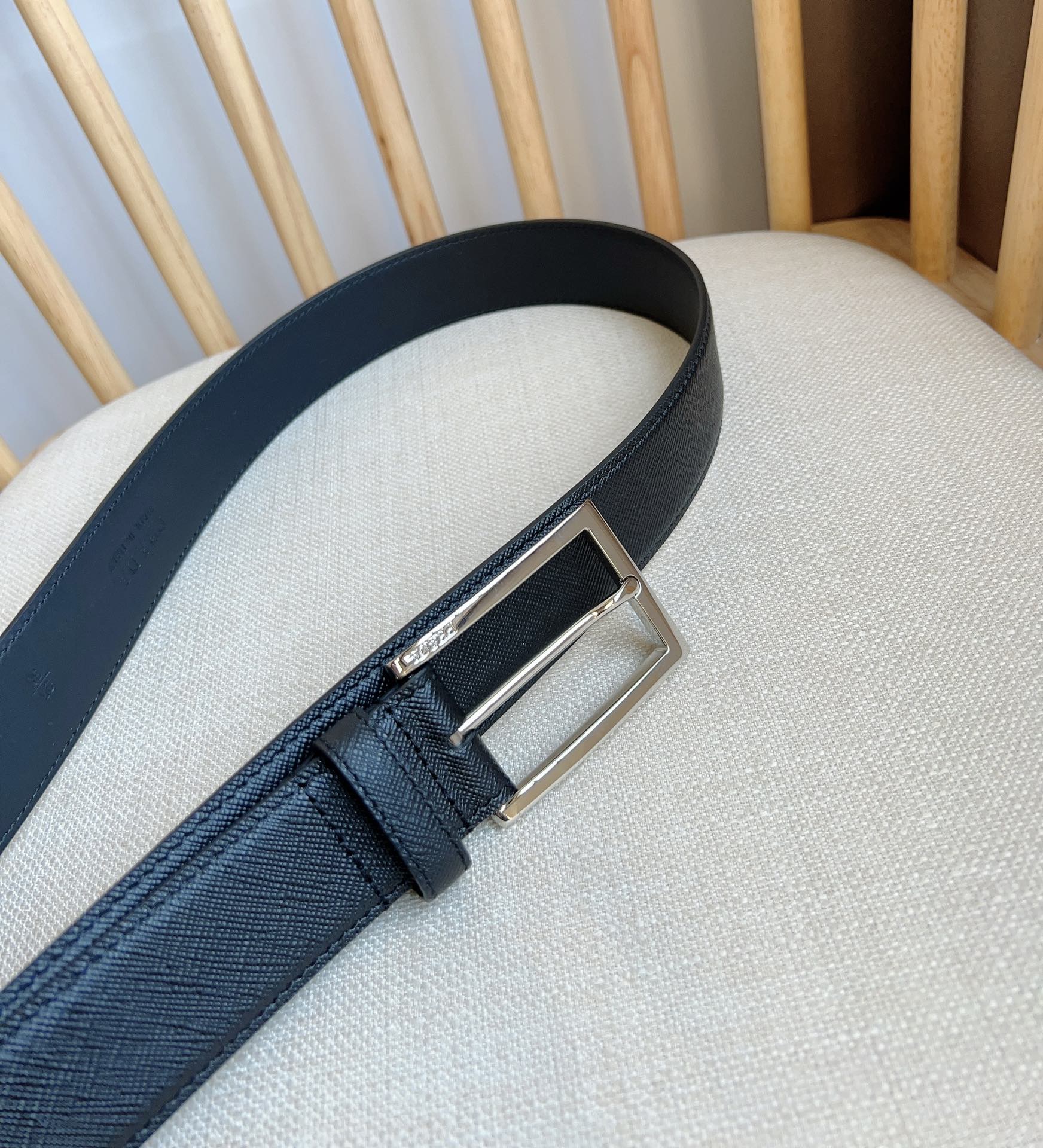 Prada Male Basic Belt Top Grain Leather M
