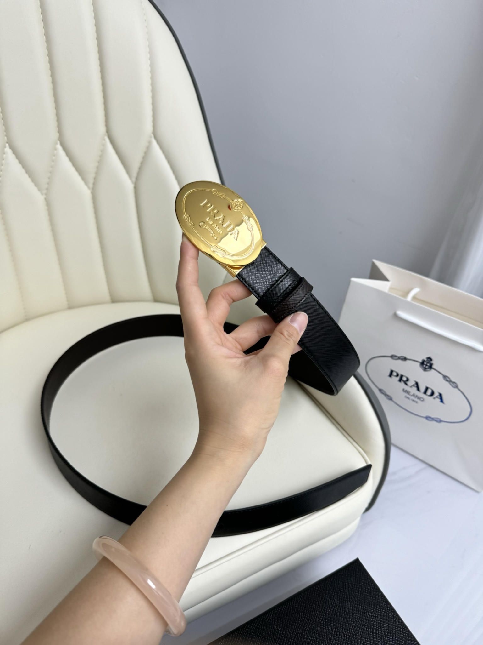 Prada Basic Belt 35mm