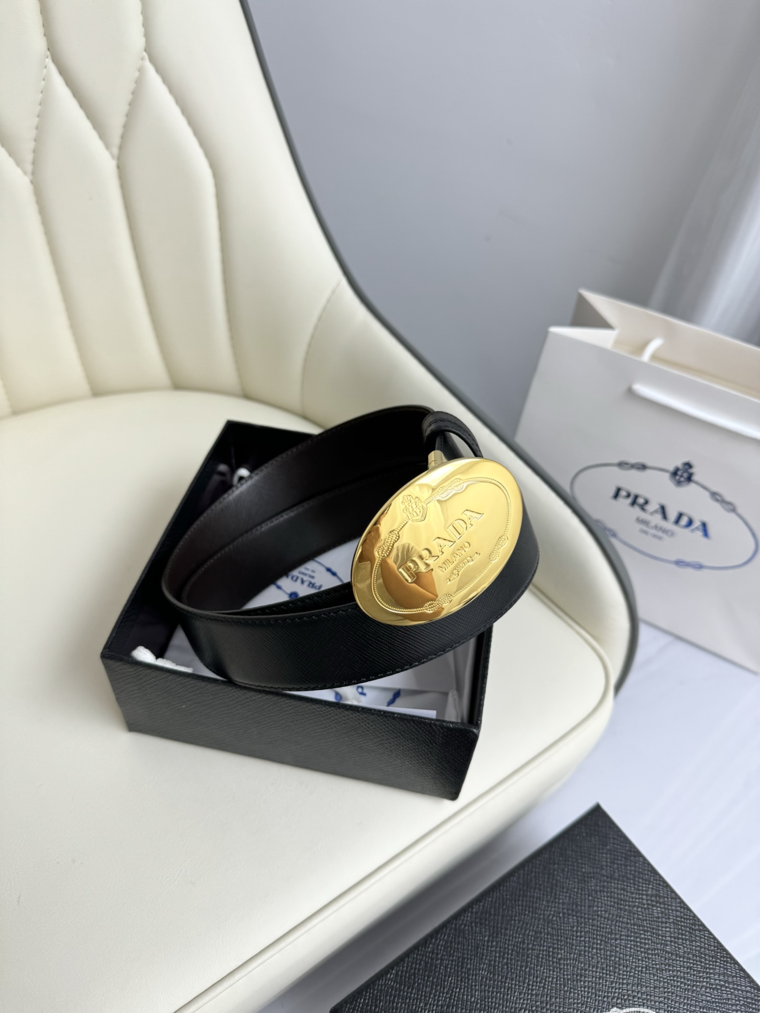 Prada Basic Belt 35mm