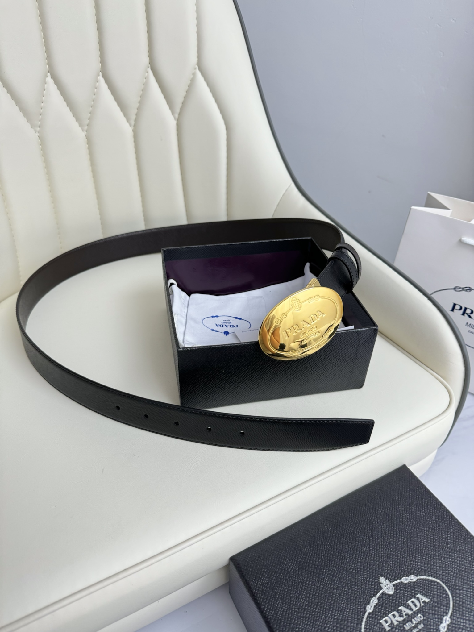 Prada Basic Belt 35mm