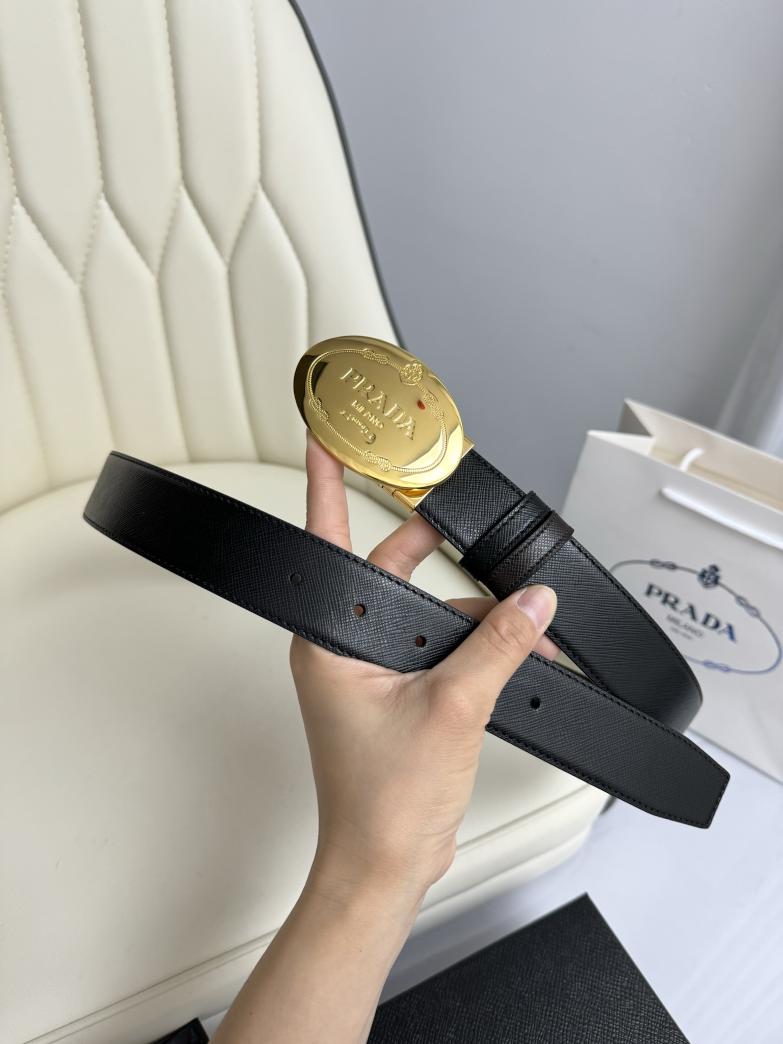 Prada Basic Belt 35mm