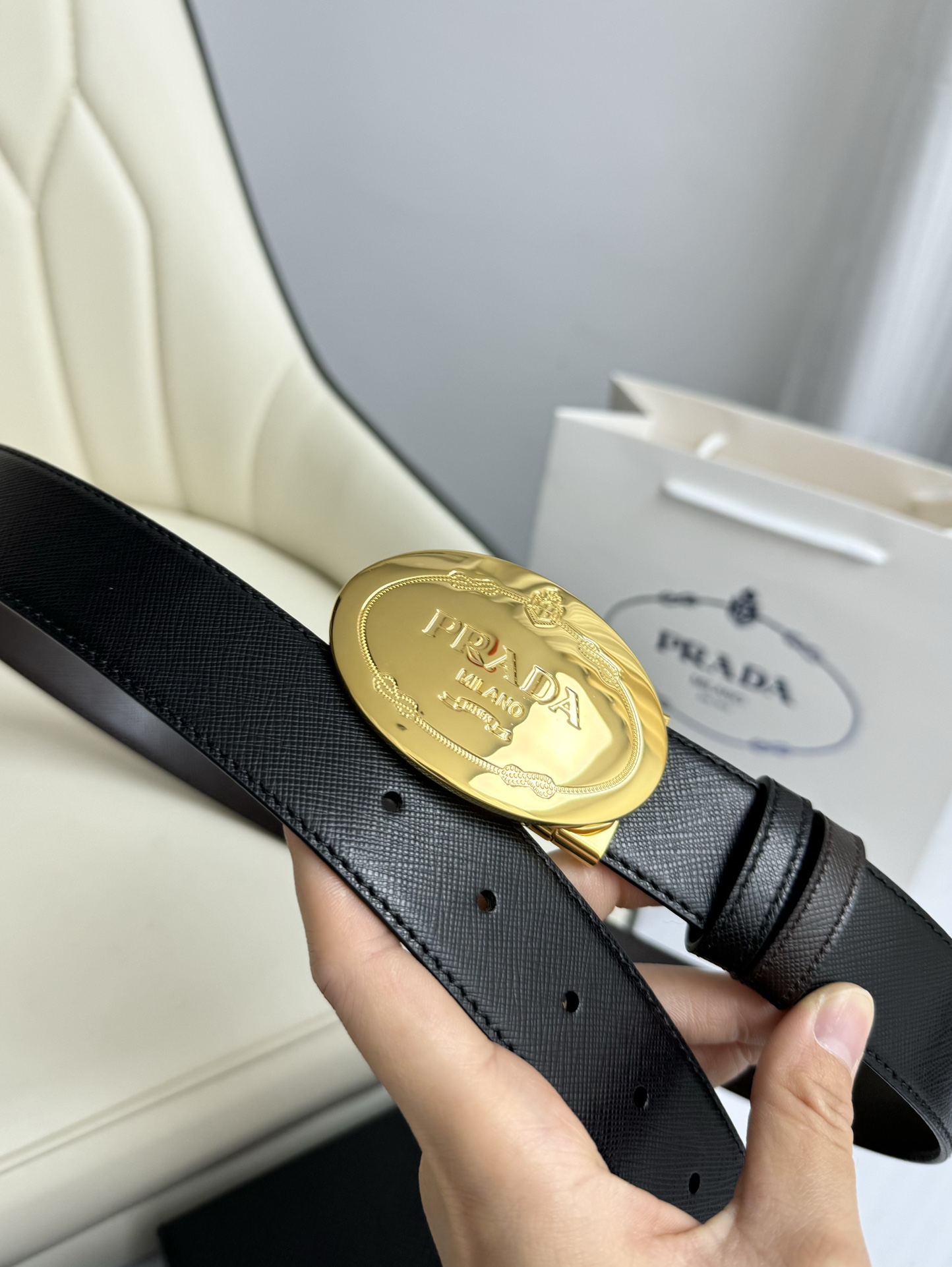 Prada Basic Belt 35mm