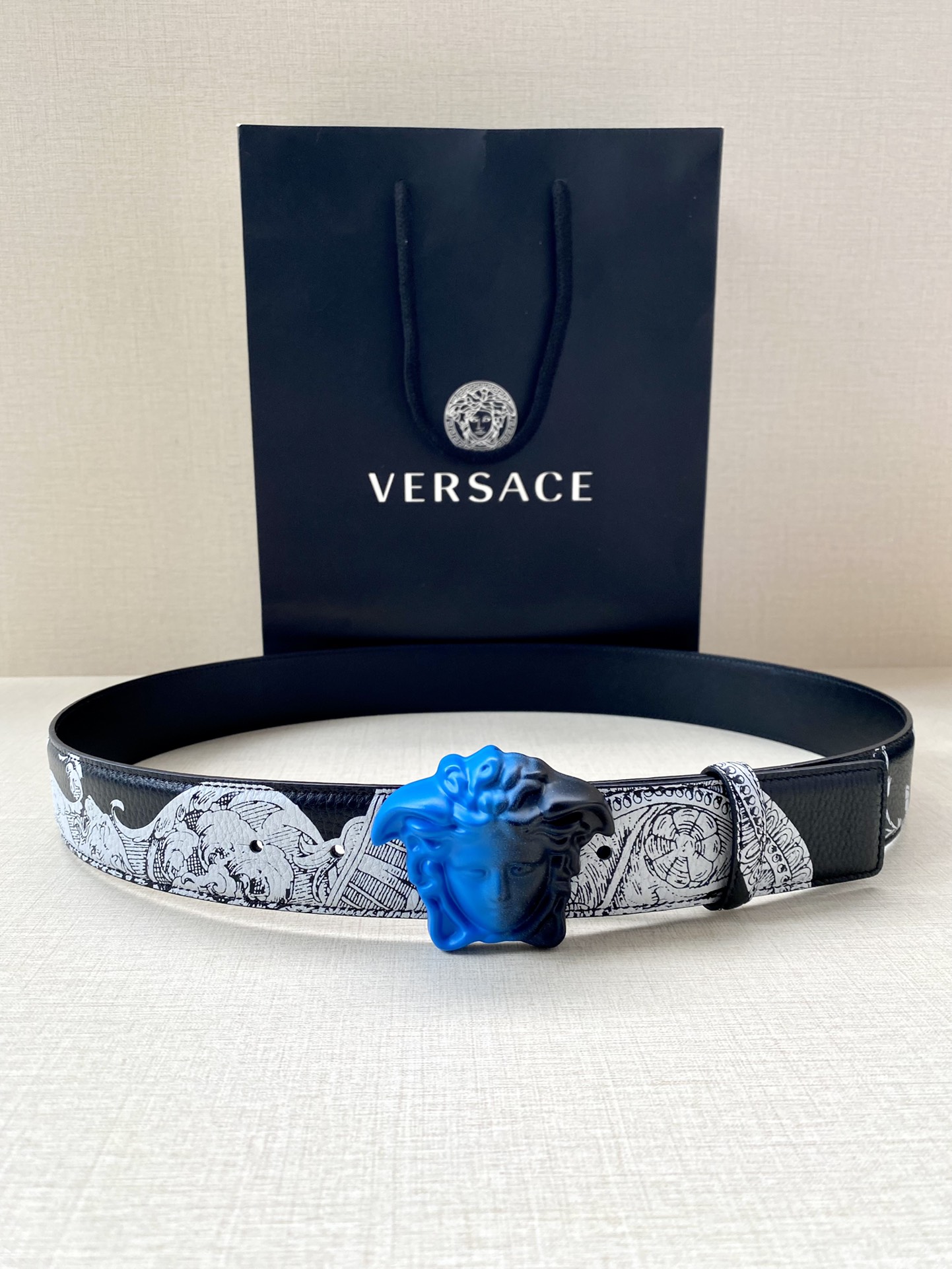 Versace Basic Belt Cow Leather S-m-l