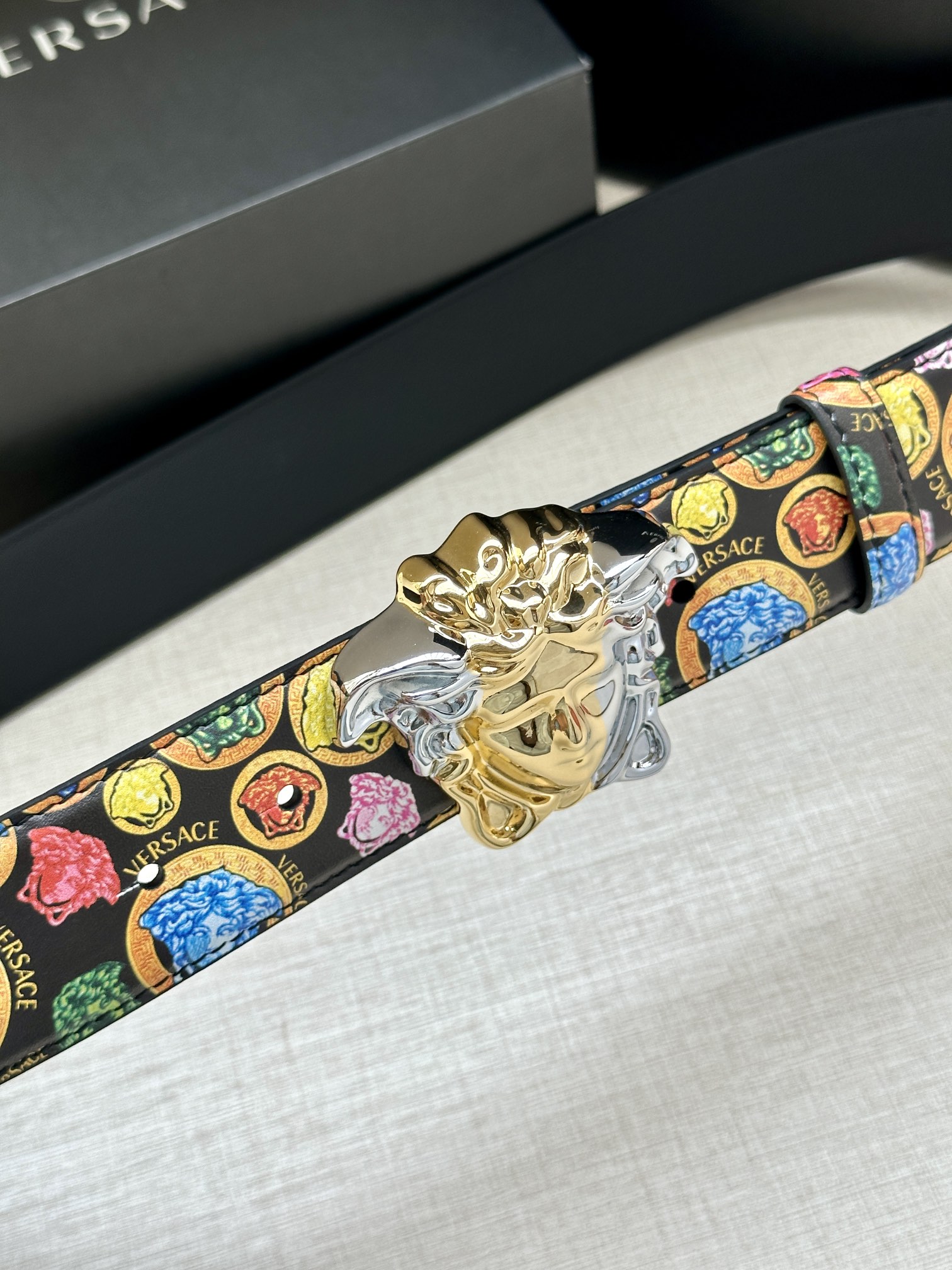 Versace Basic Belt Cow Leather S-m-l