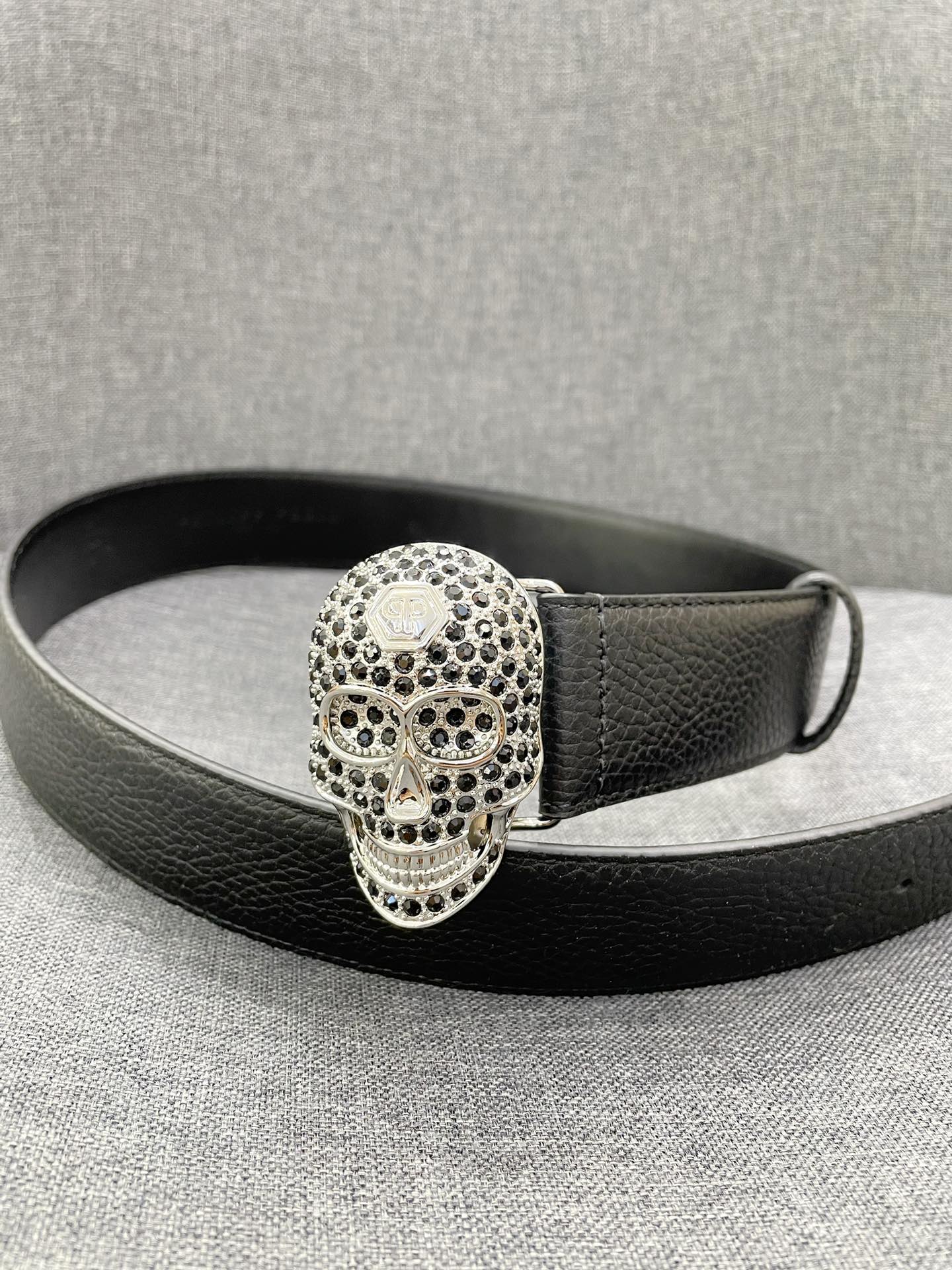 Male Leather Belt Top Grain Leather M-l