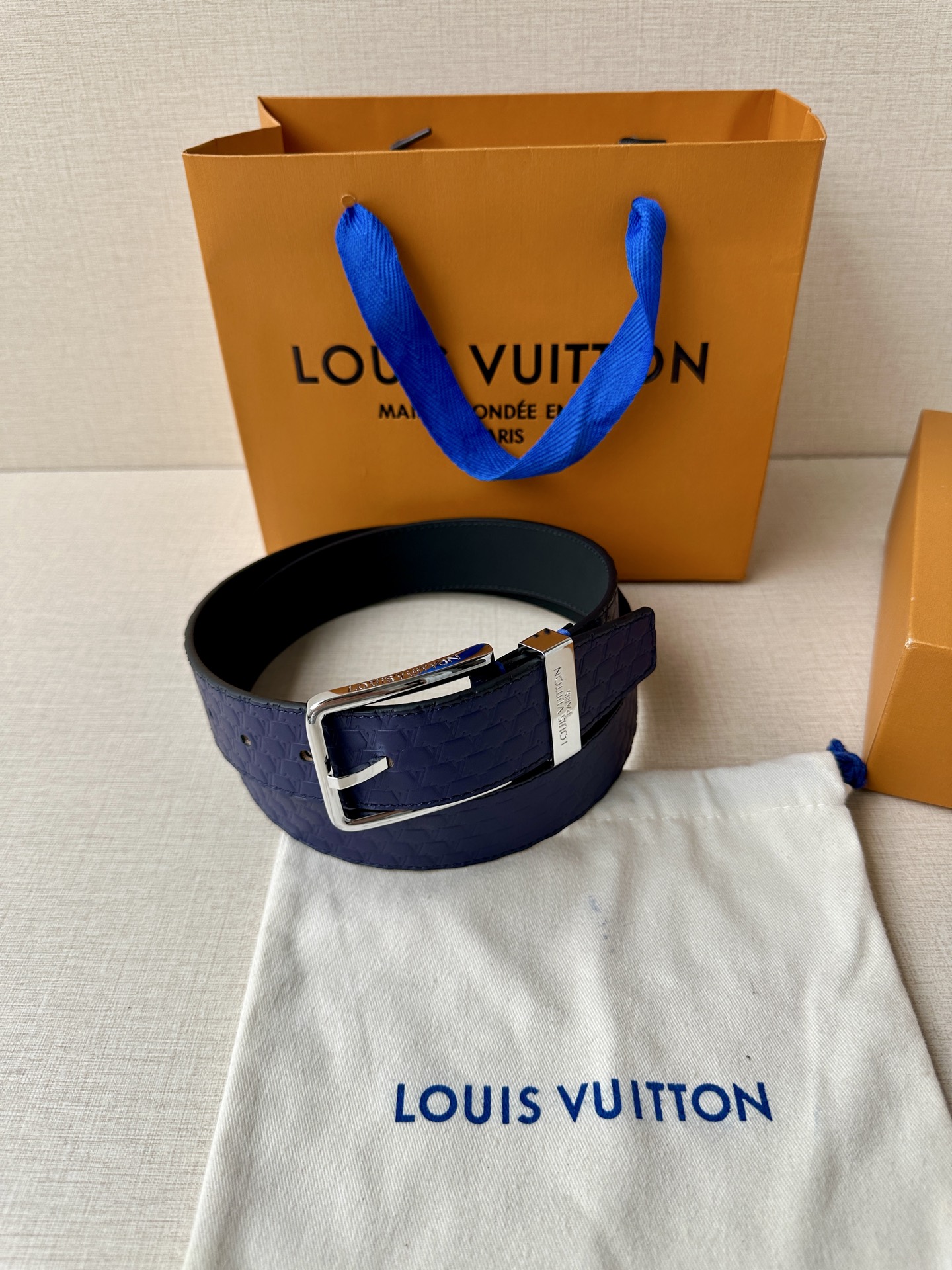 Leather Belt Silver S