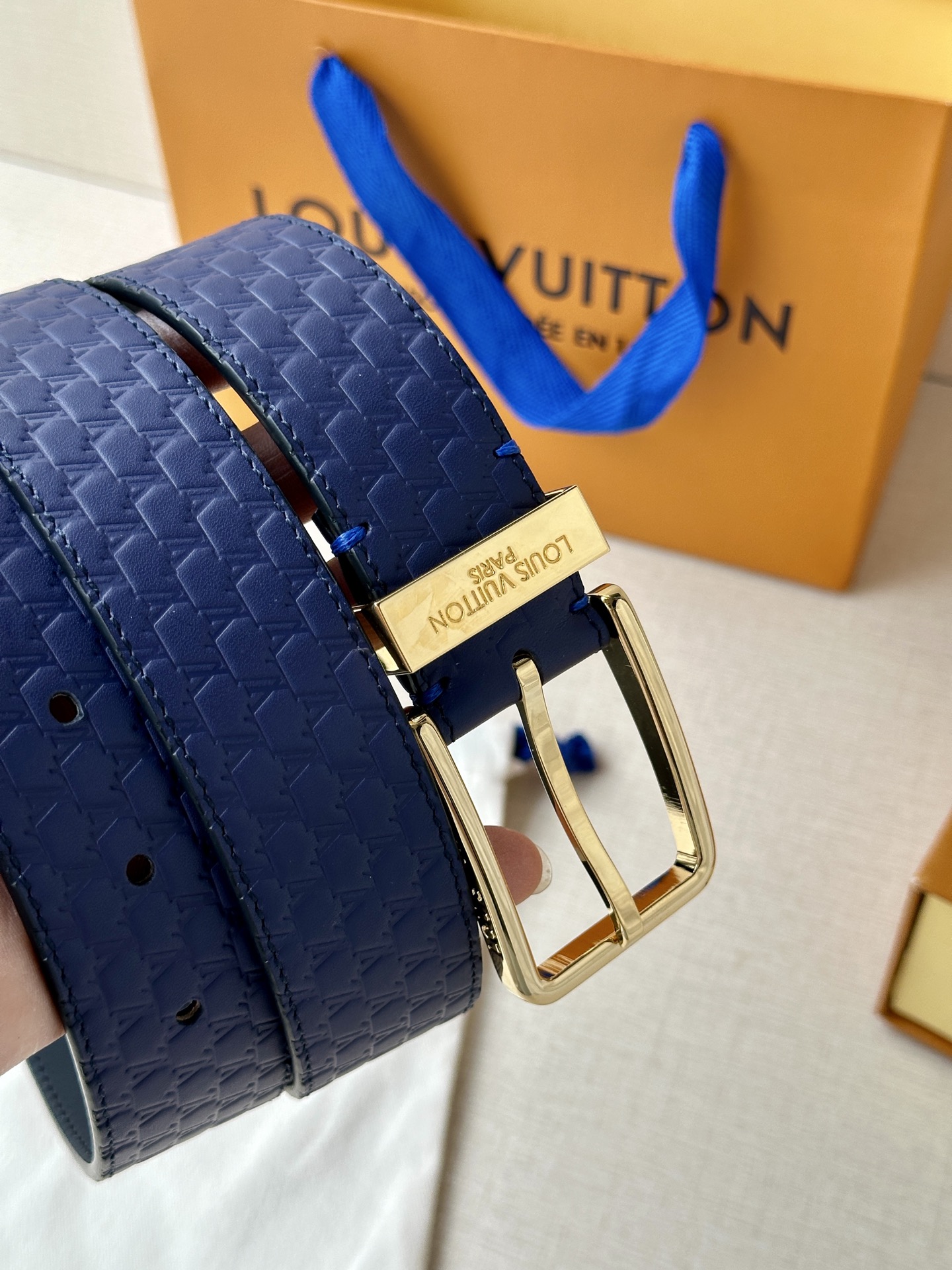 Leather Belt Silver S