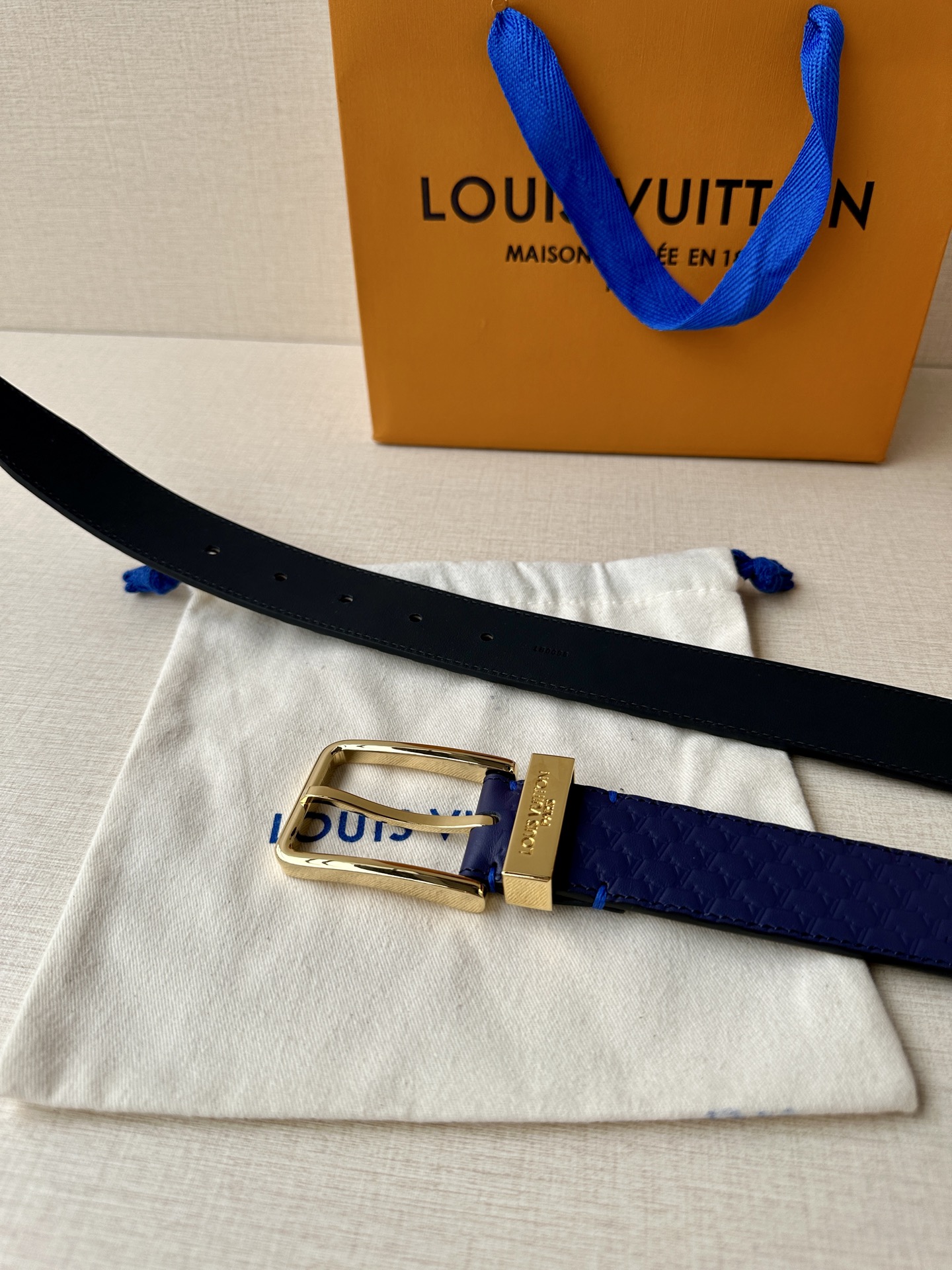 Leather Belt Silver S