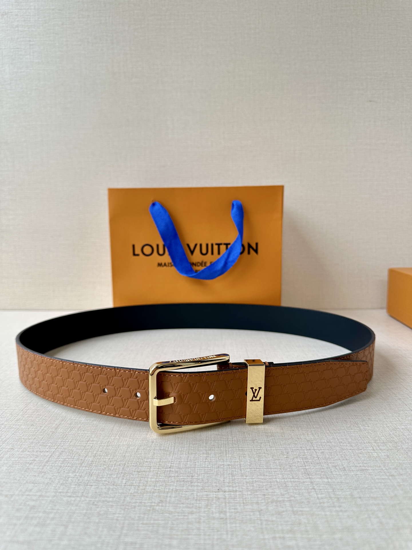Leather Belt Silver S