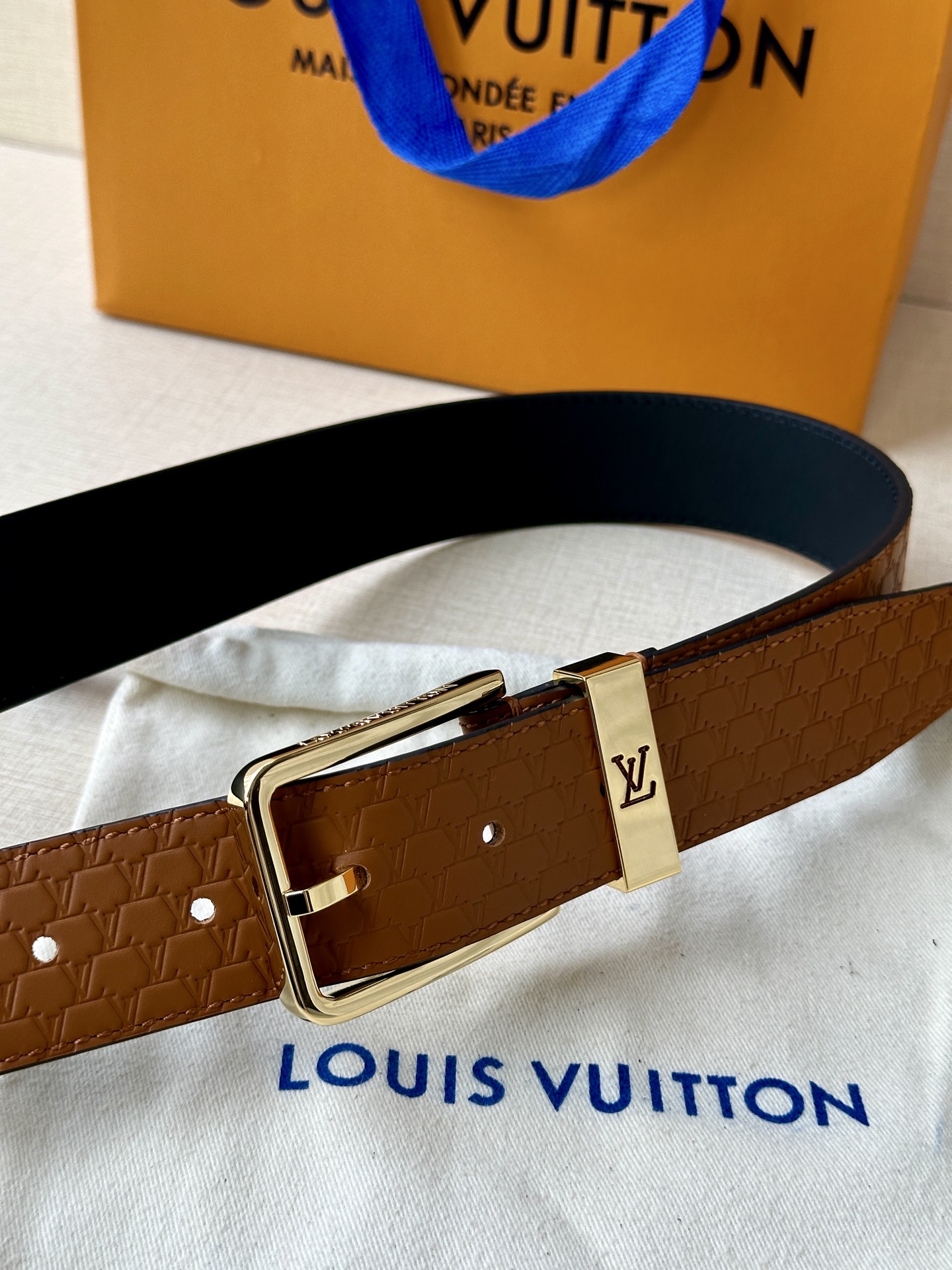 Leather Belt Silver S