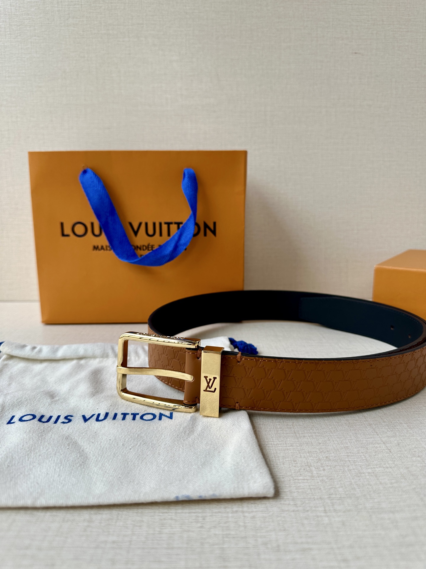 Leather Belt Silver S