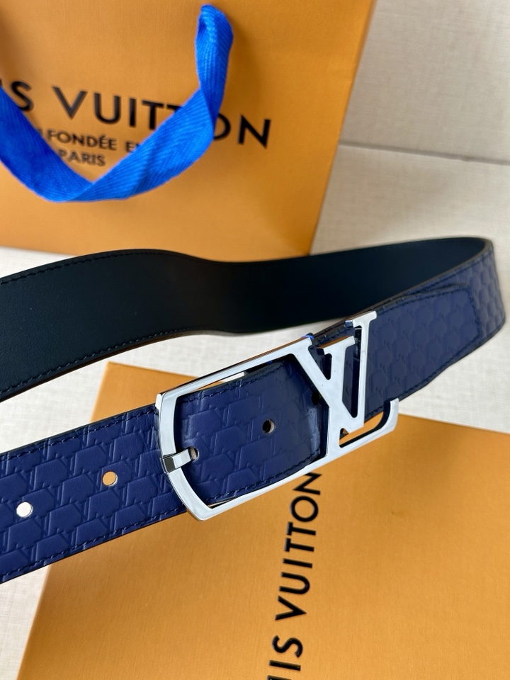 Leather Belt Silver S