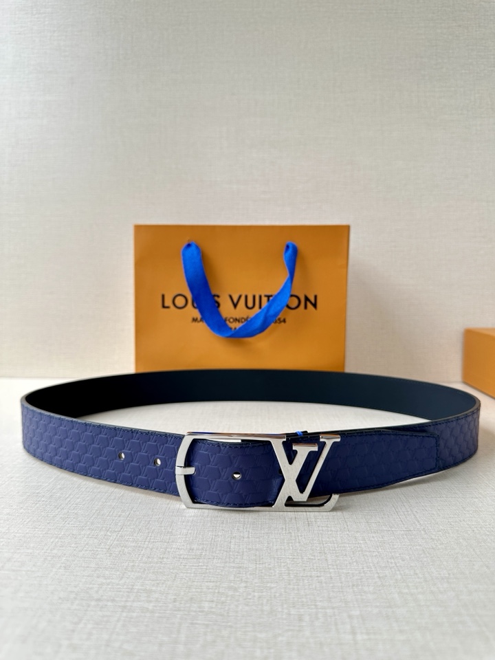 Leather Belt Silver S
