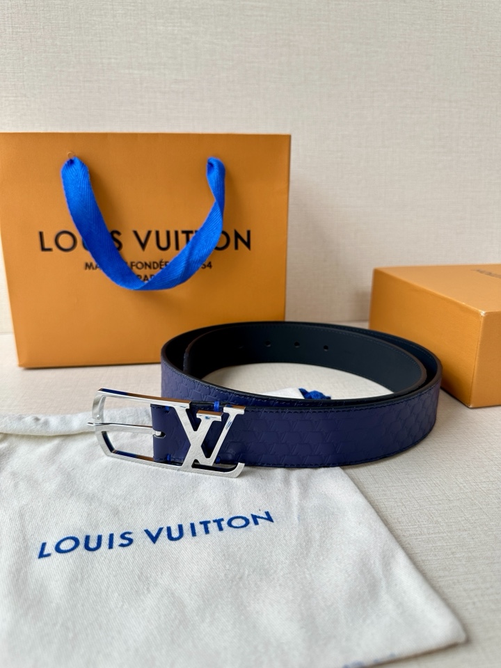 Leather Belt Silver S
