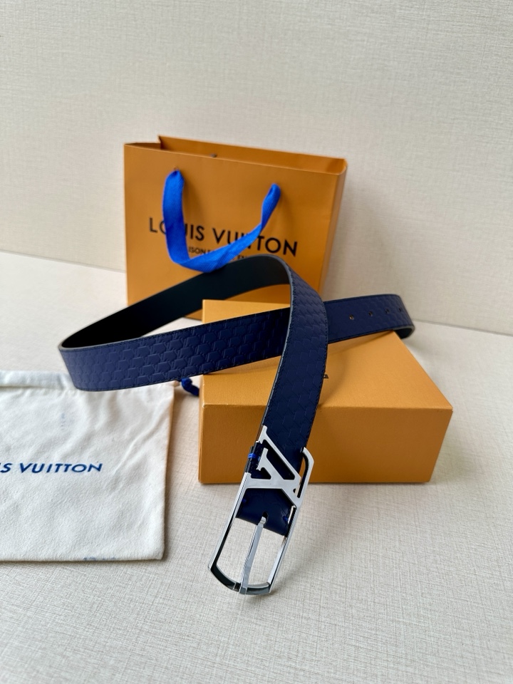 Leather Belt Silver S