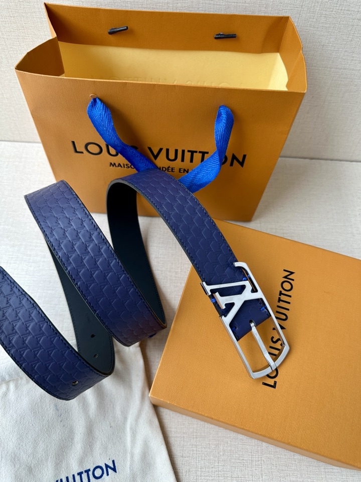 Leather Belt Silver S