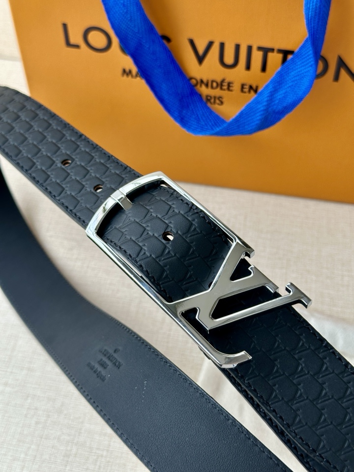 Leather Belt Silver S
