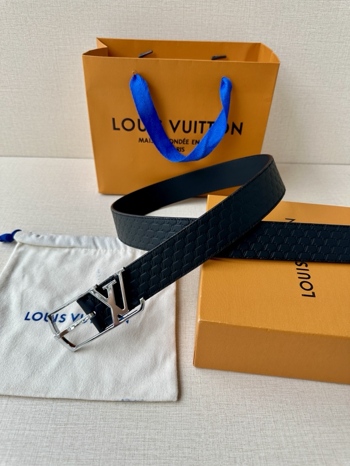 Leather Belt Silver S
