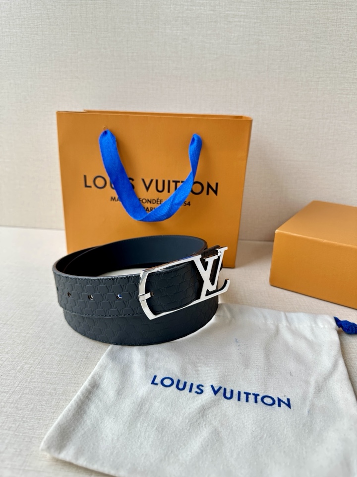 Leather Belt Silver S