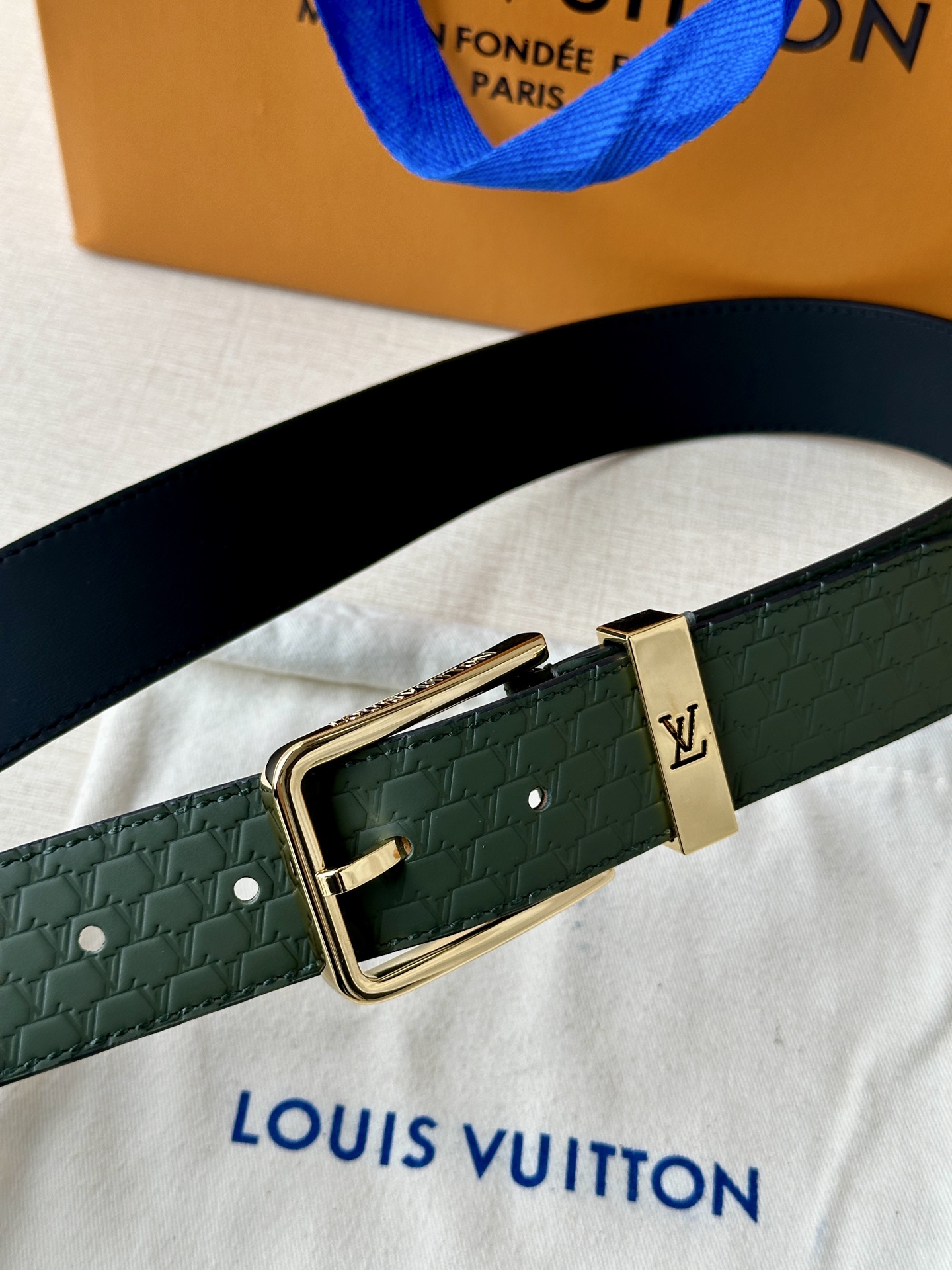 Leather Belt Silver S