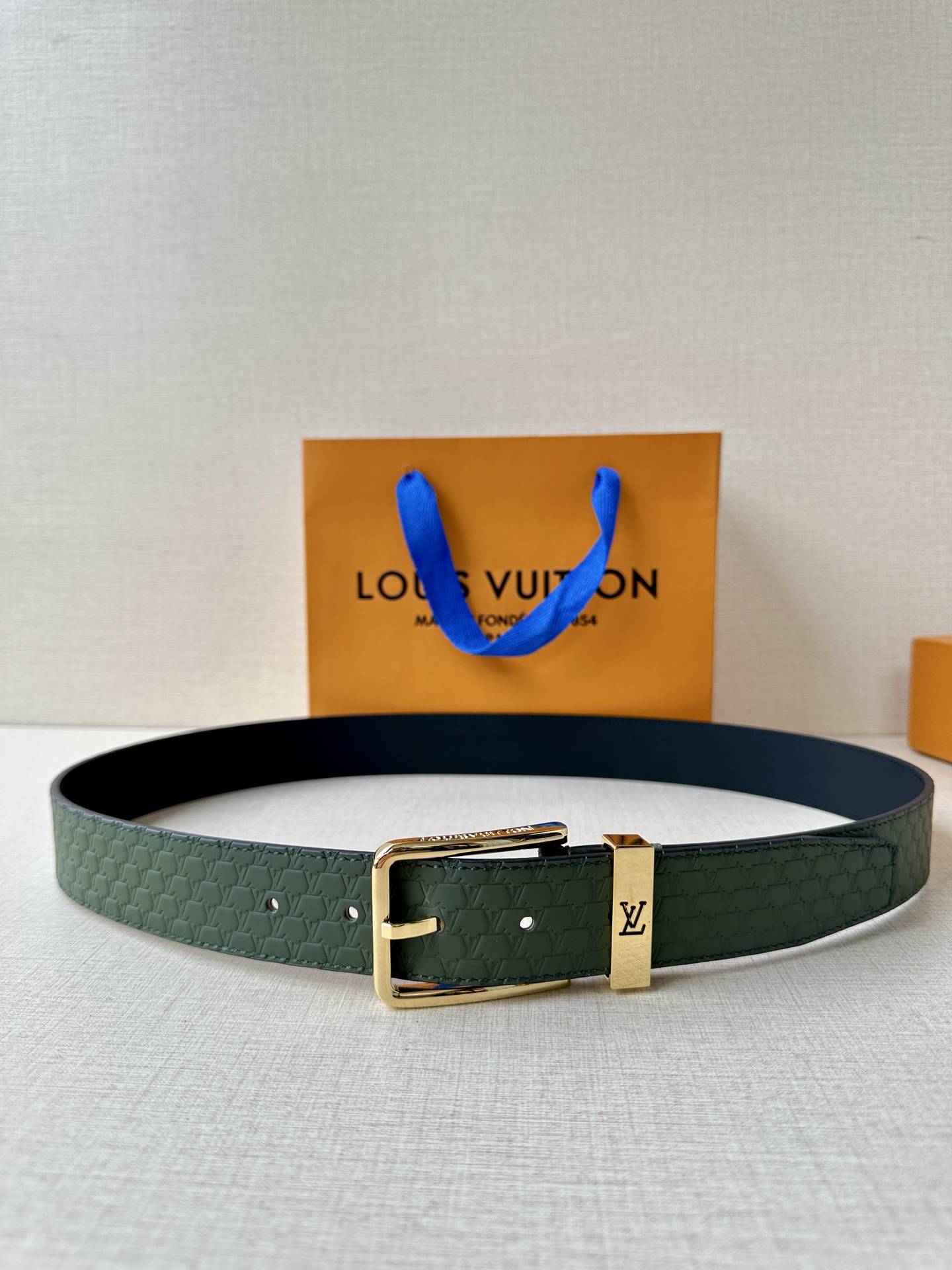 Leather Belt Silver S