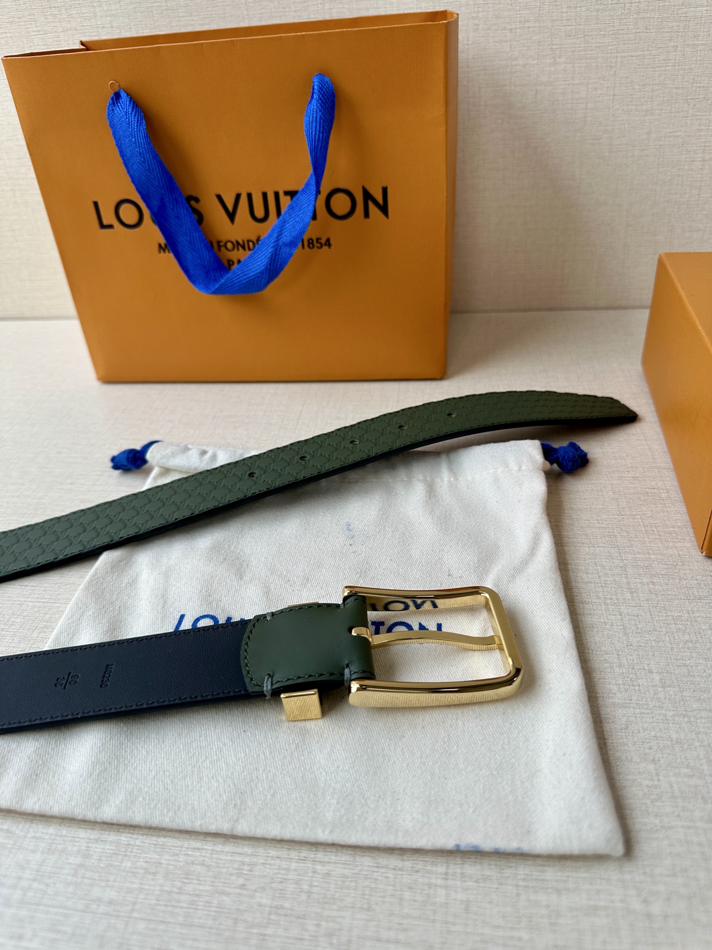 Leather Belt Silver S