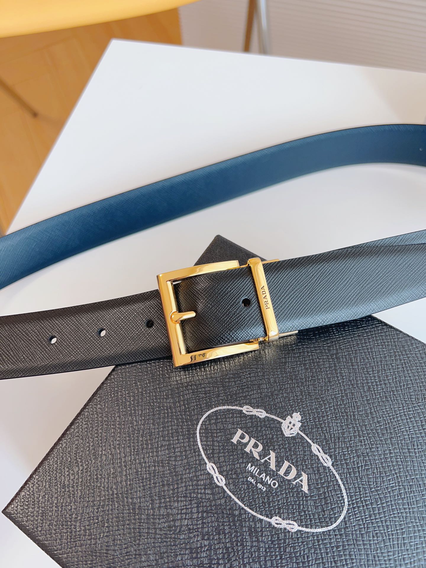 Prada Leather Belt M