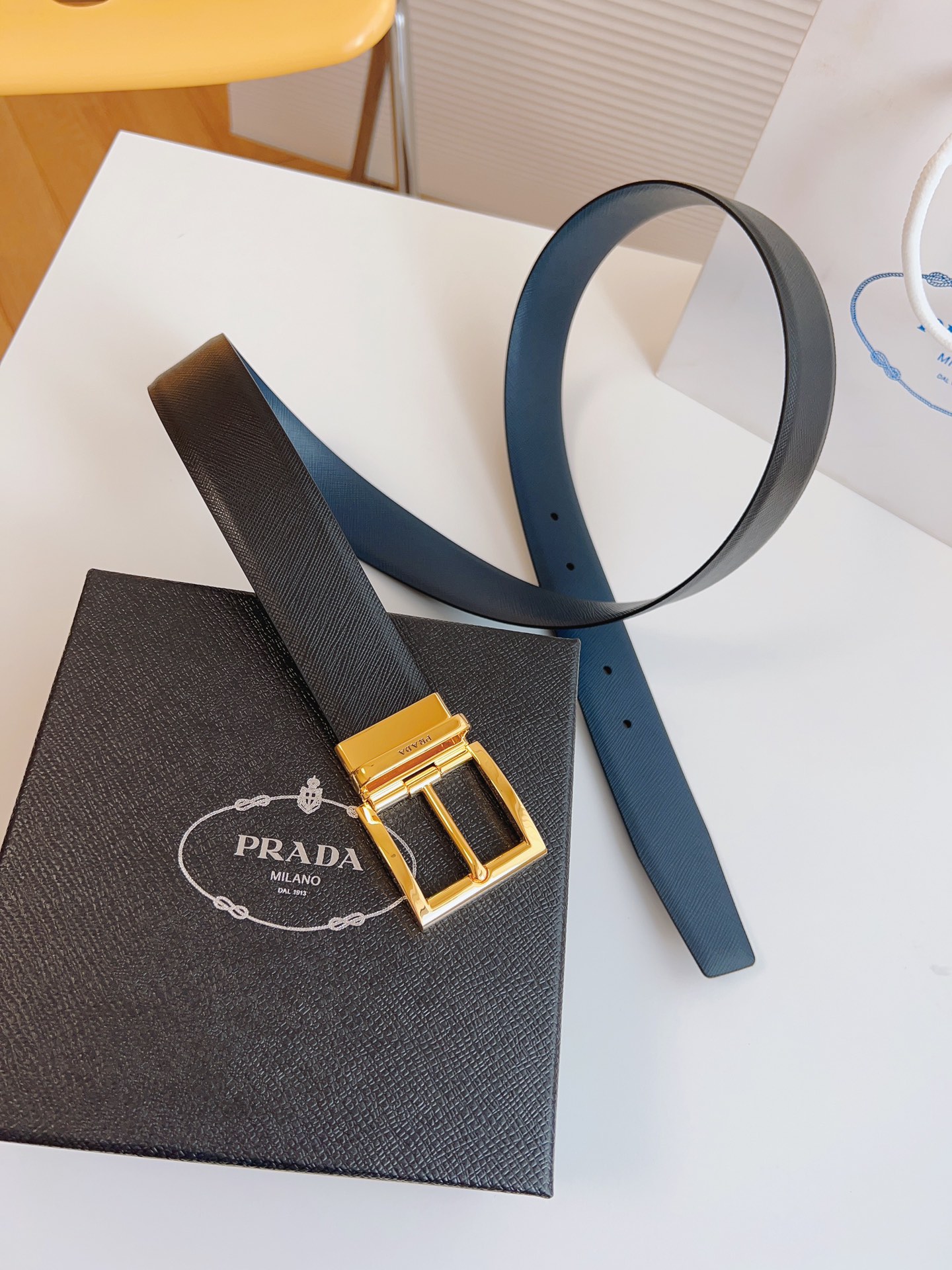 Prada Leather Belt M